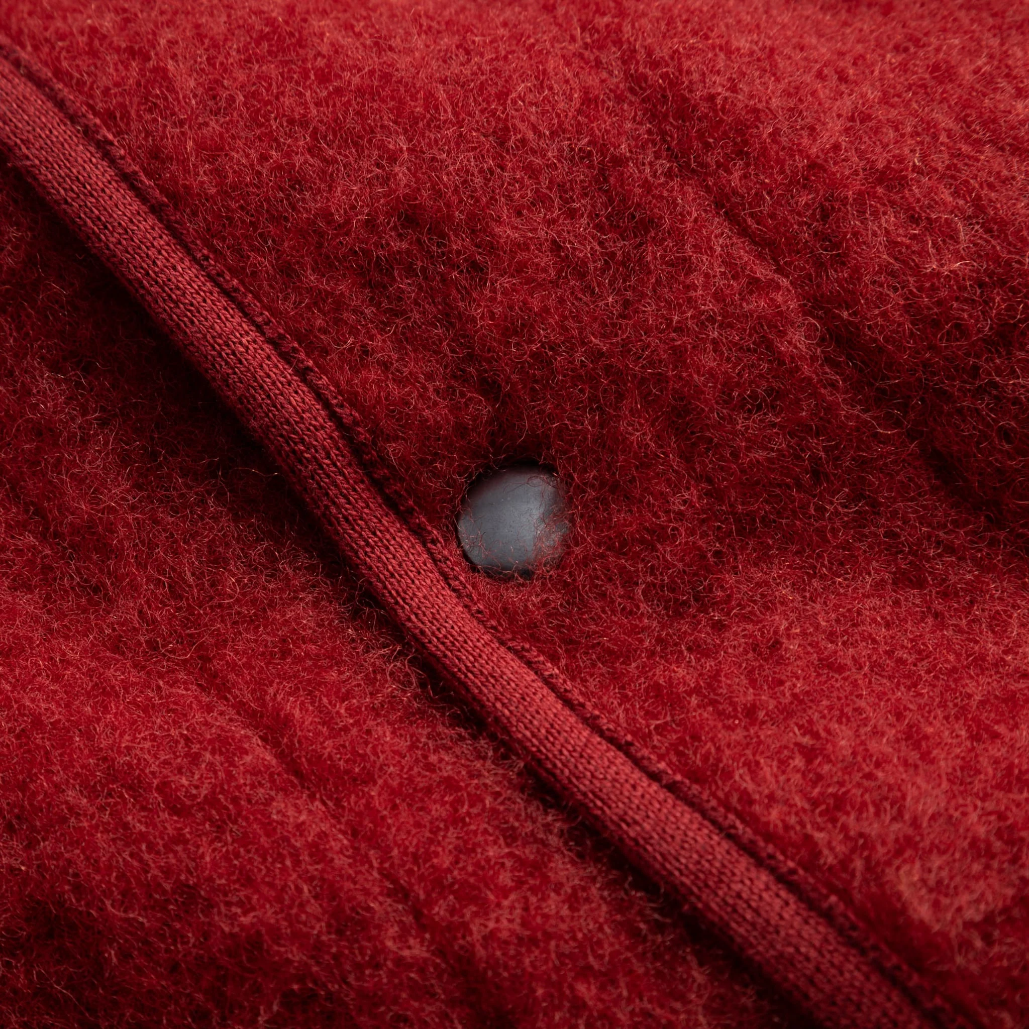 Contour Jacket Brushed Wool - Red - Image 4