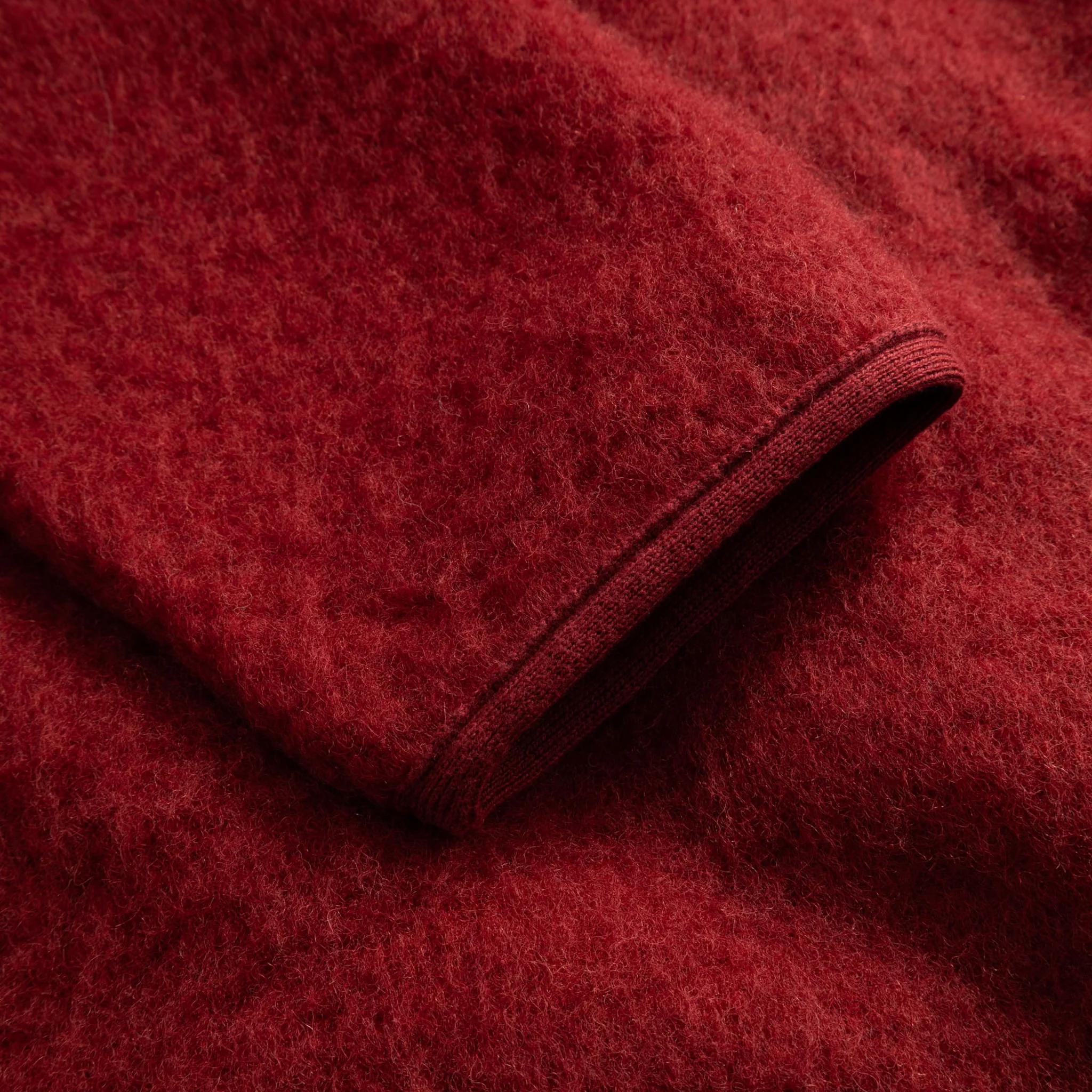 Contour Jacket Brushed Wool - Red - Image 5