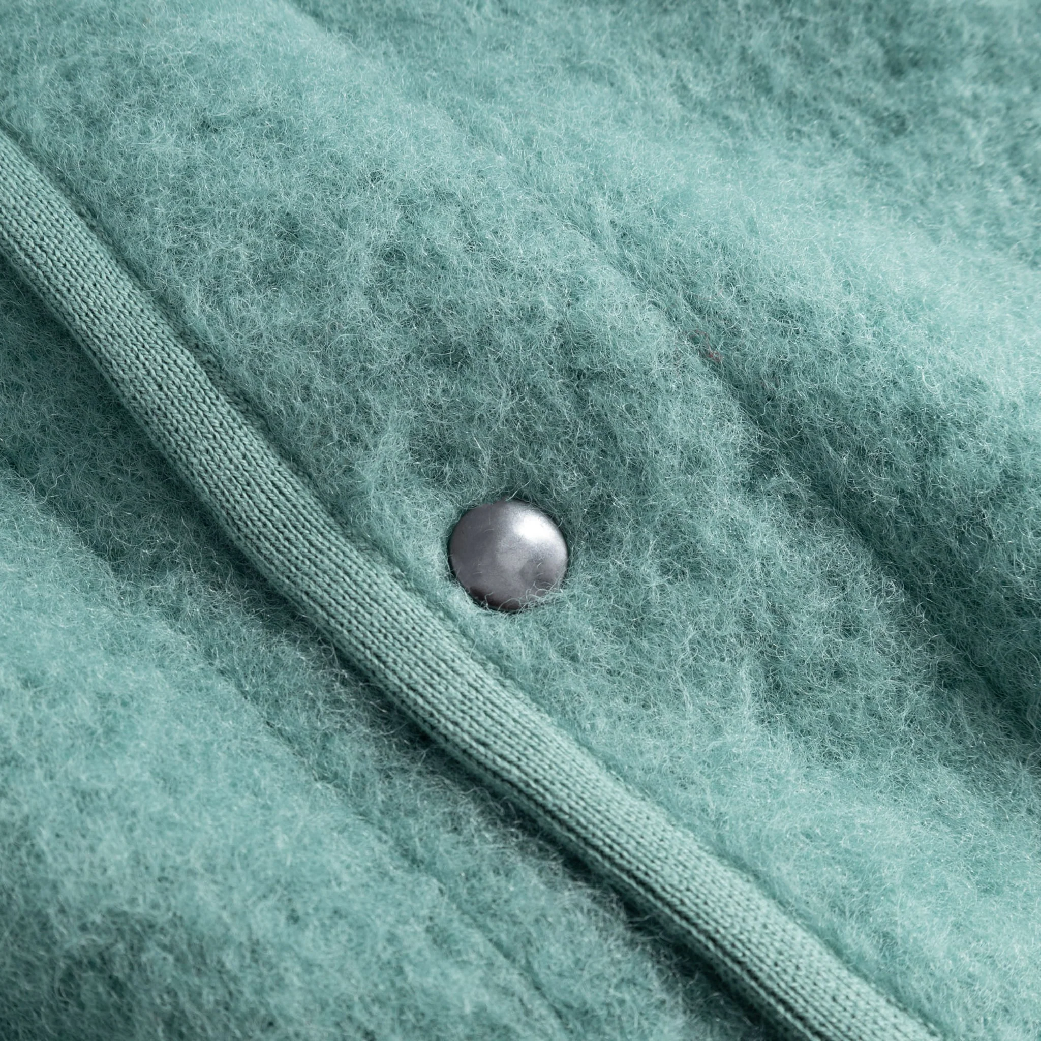 Contour Jacket Brushed Wool - Turquoise - Image 4
