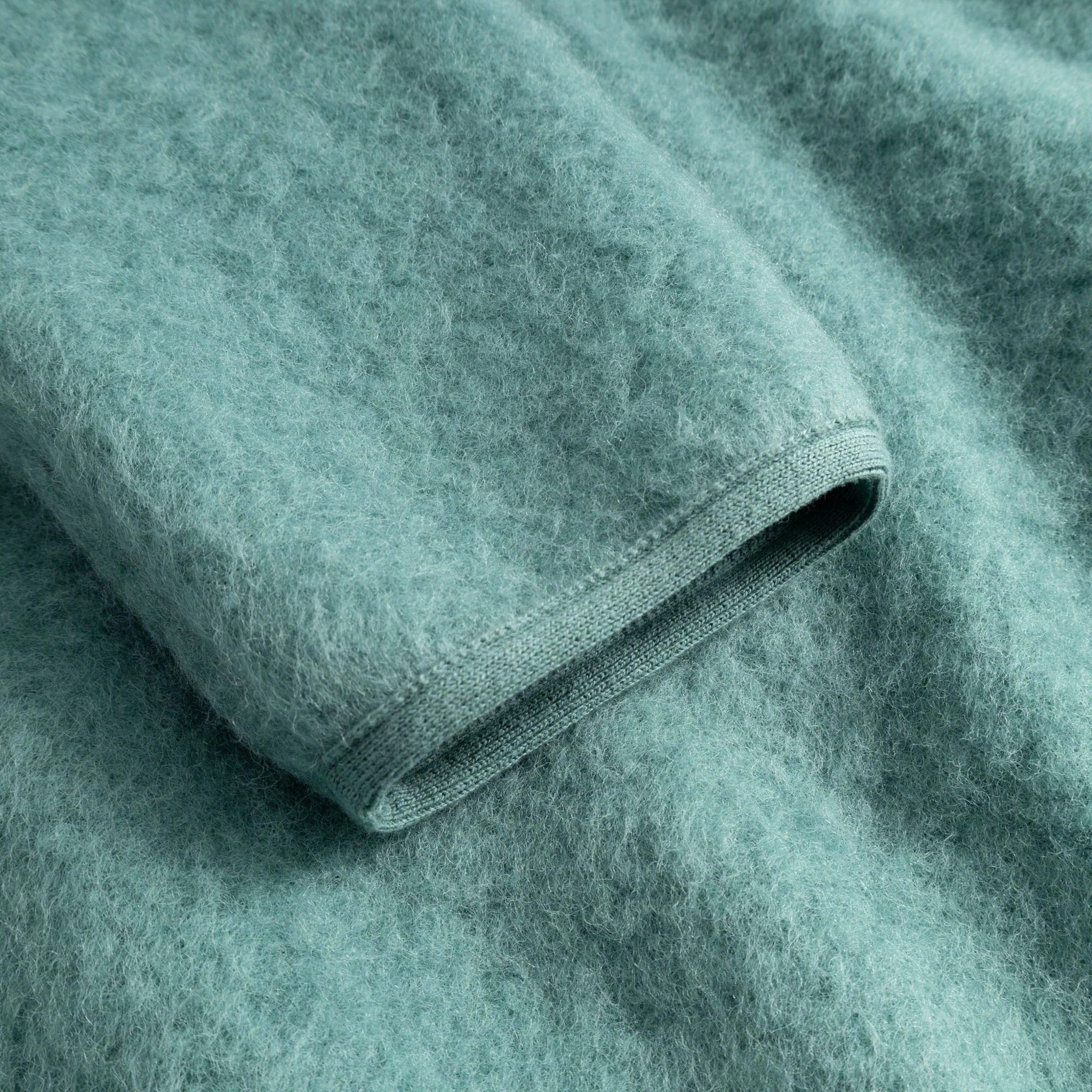 Contour Jacket Brushed Wool - Turquoise - Image 5