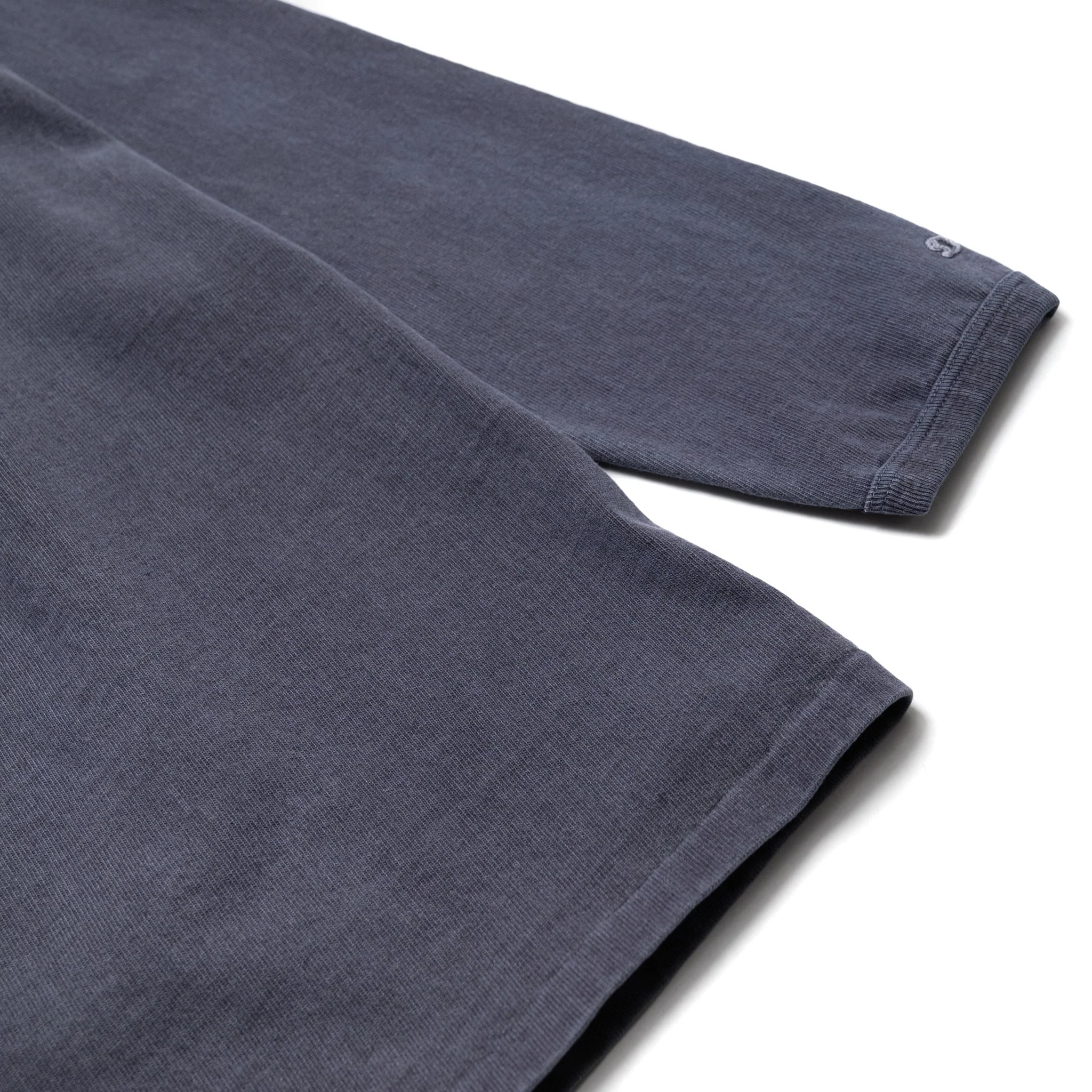 58001PD Heavyweight LS Tee Pigment Dye - Navy - Image 3