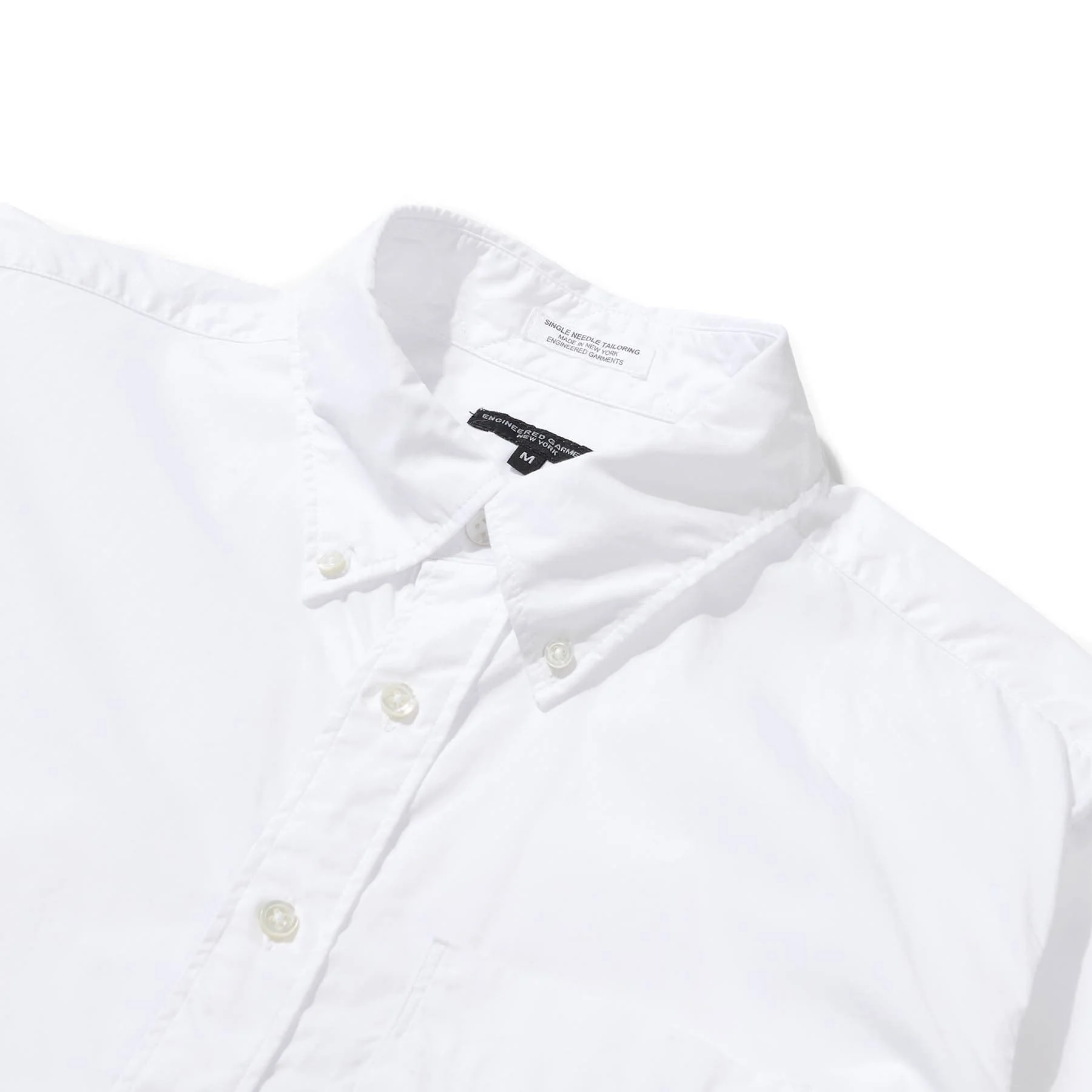 19 Century Shirt - White 100's 2Ply Broadcloth - Image 3