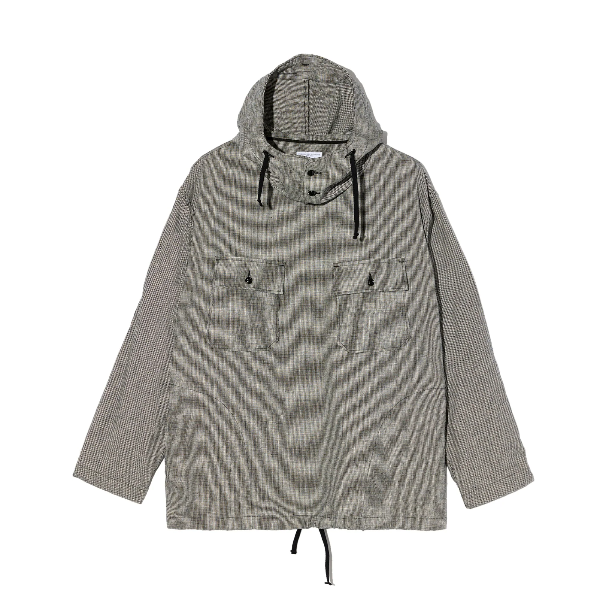 Cagoule Shirt - Black/Grey CL Houndstooth