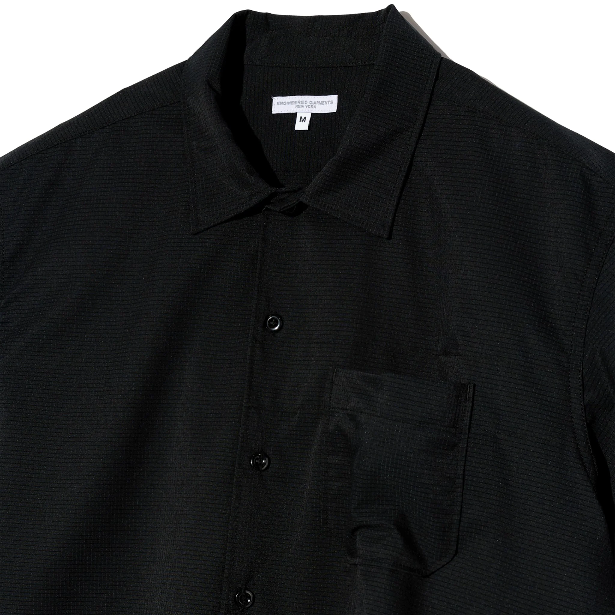 Camp Shirt - Black Polyester Mesh - Image 3