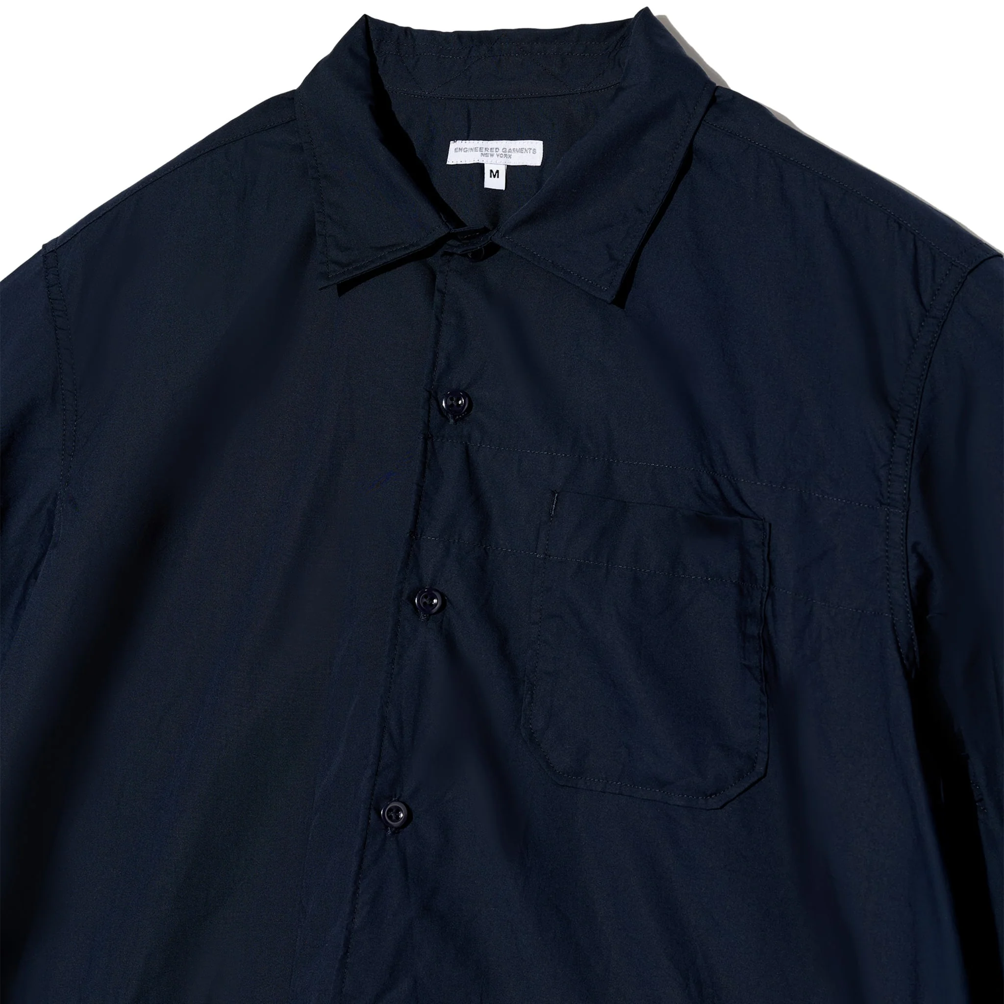 Camp Shirt - Dark Navy Cotton Broadcloth - Image 3