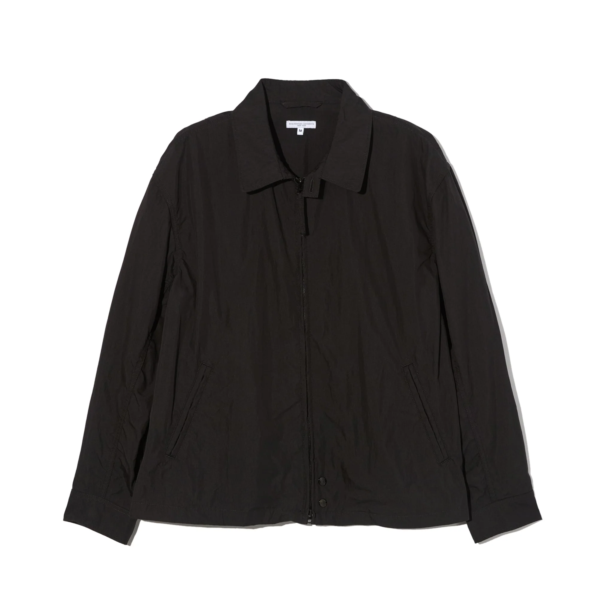 Claigton Jacket - Black Lightweight Nyco Poplin