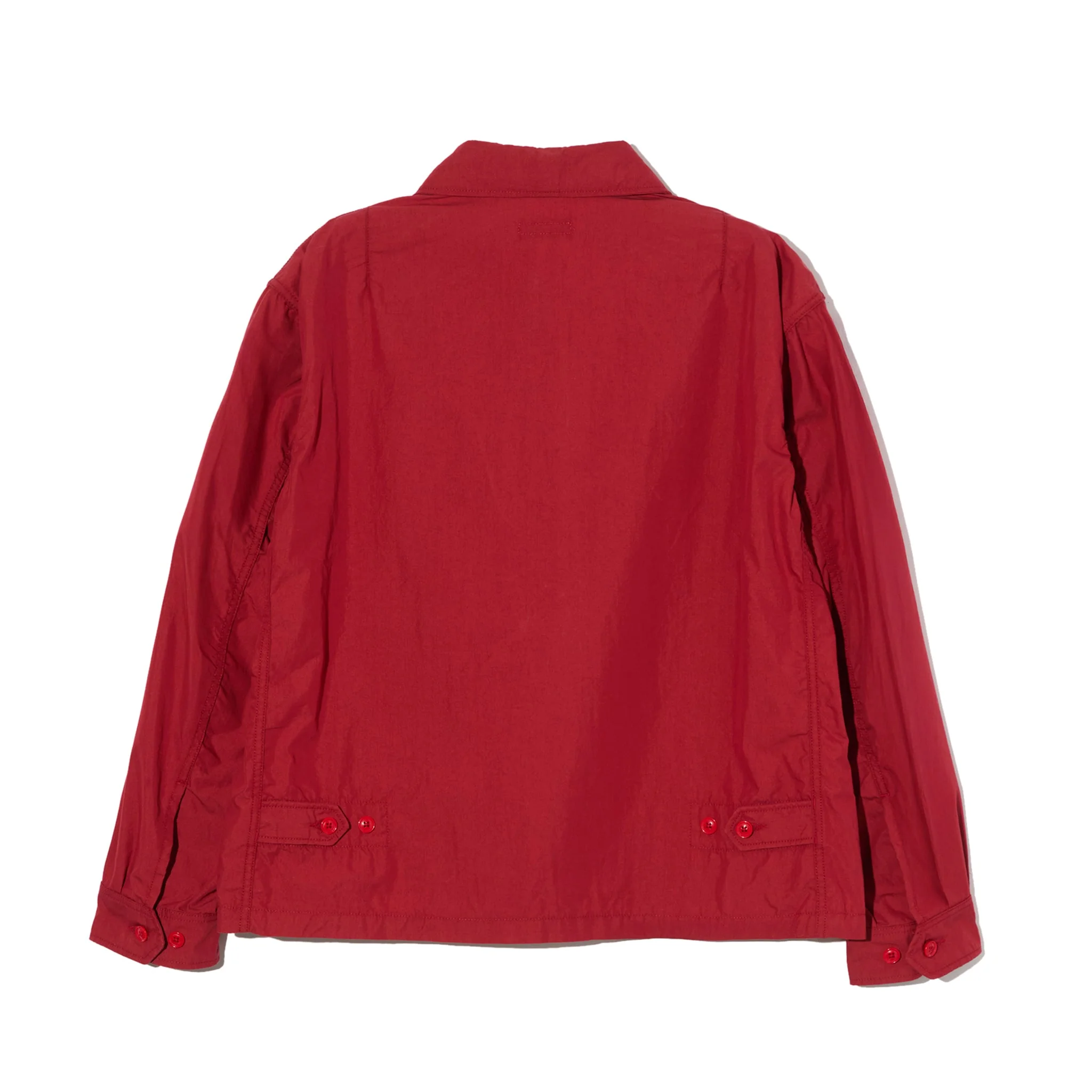 Claigton Jacket - Red Lightweight Nyco Poplin - Image 2