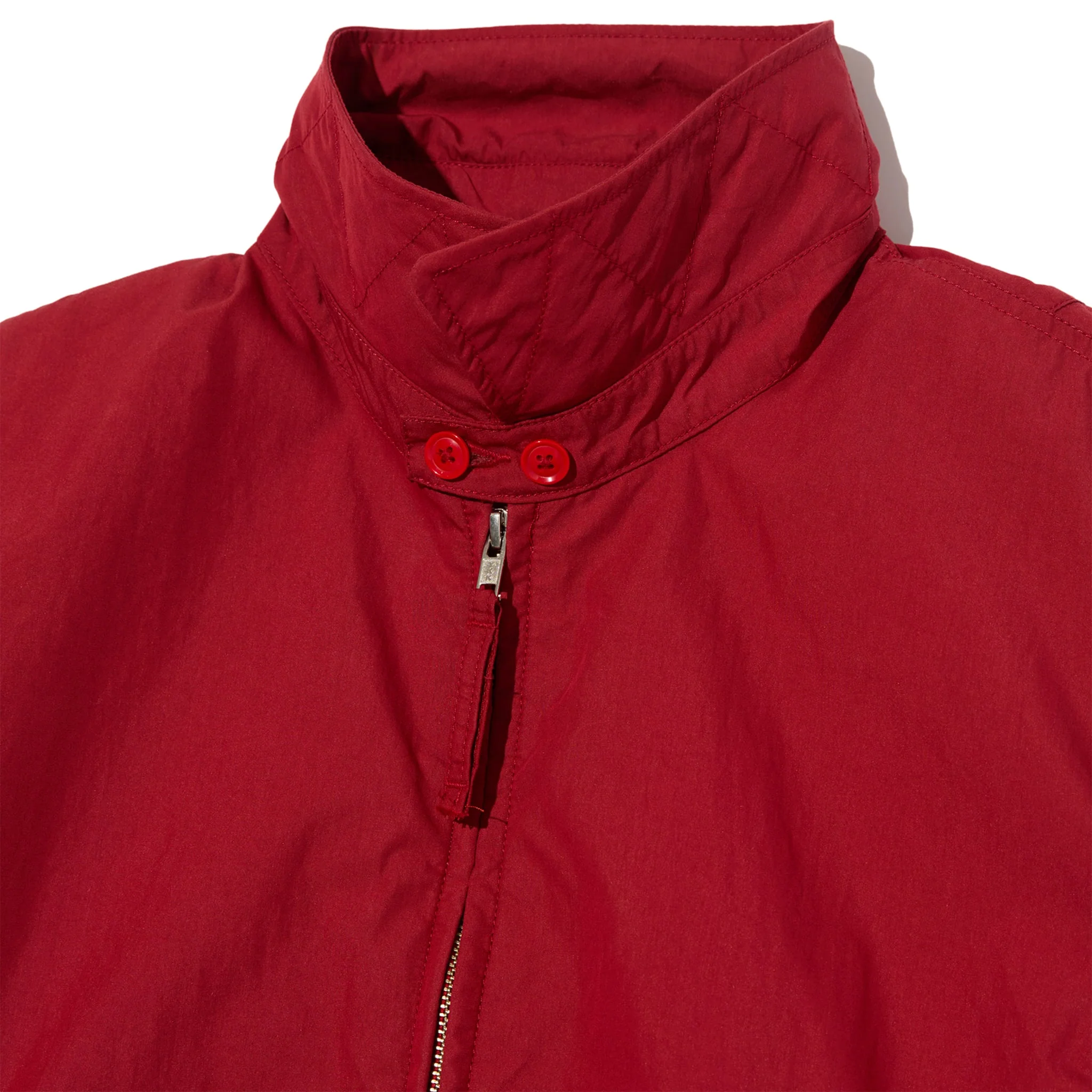 Claigton Jacket - Red Lightweight Nyco Poplin - Image 3