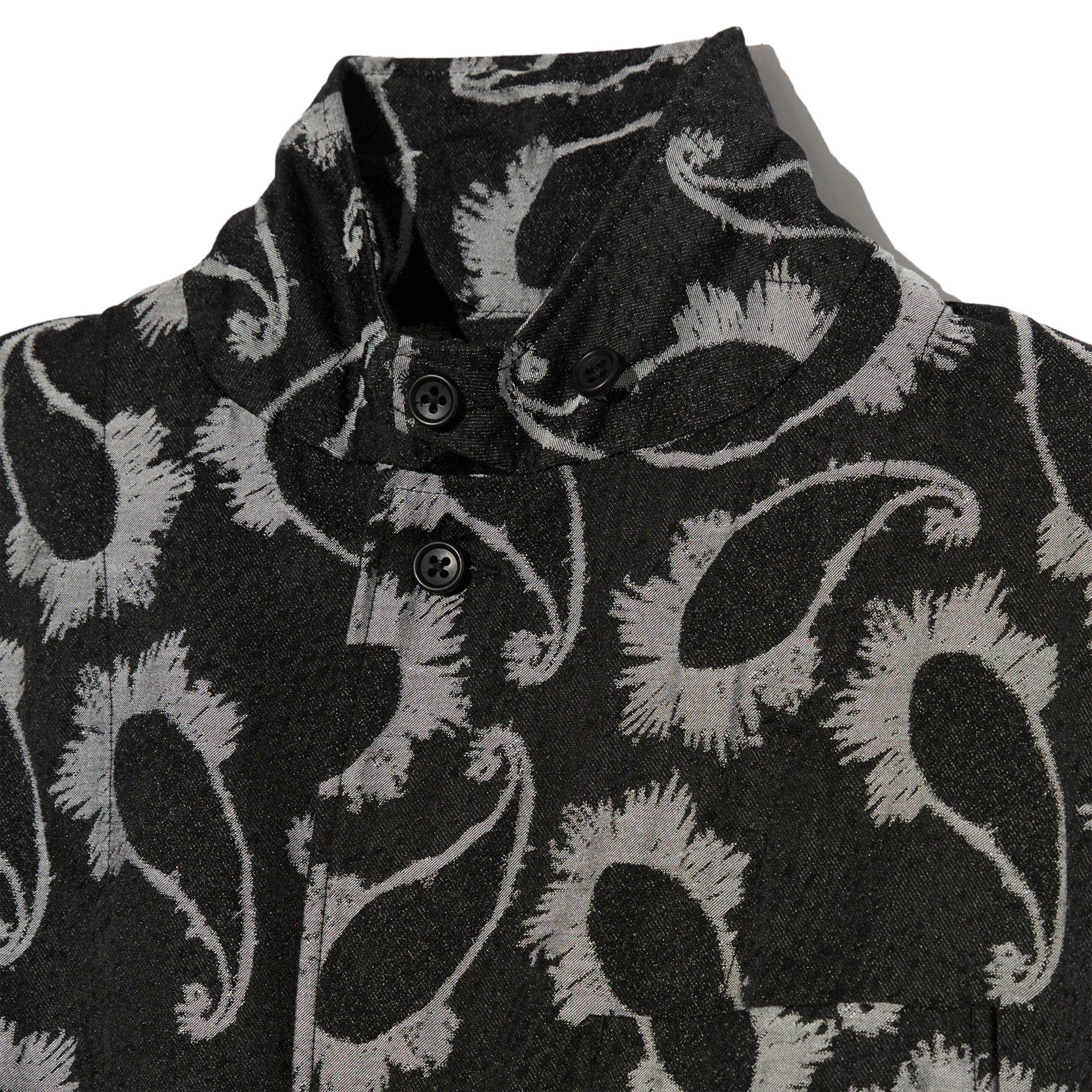 Loiter Jacket - Black/Grey CP Paisley Jacquard - Image 3