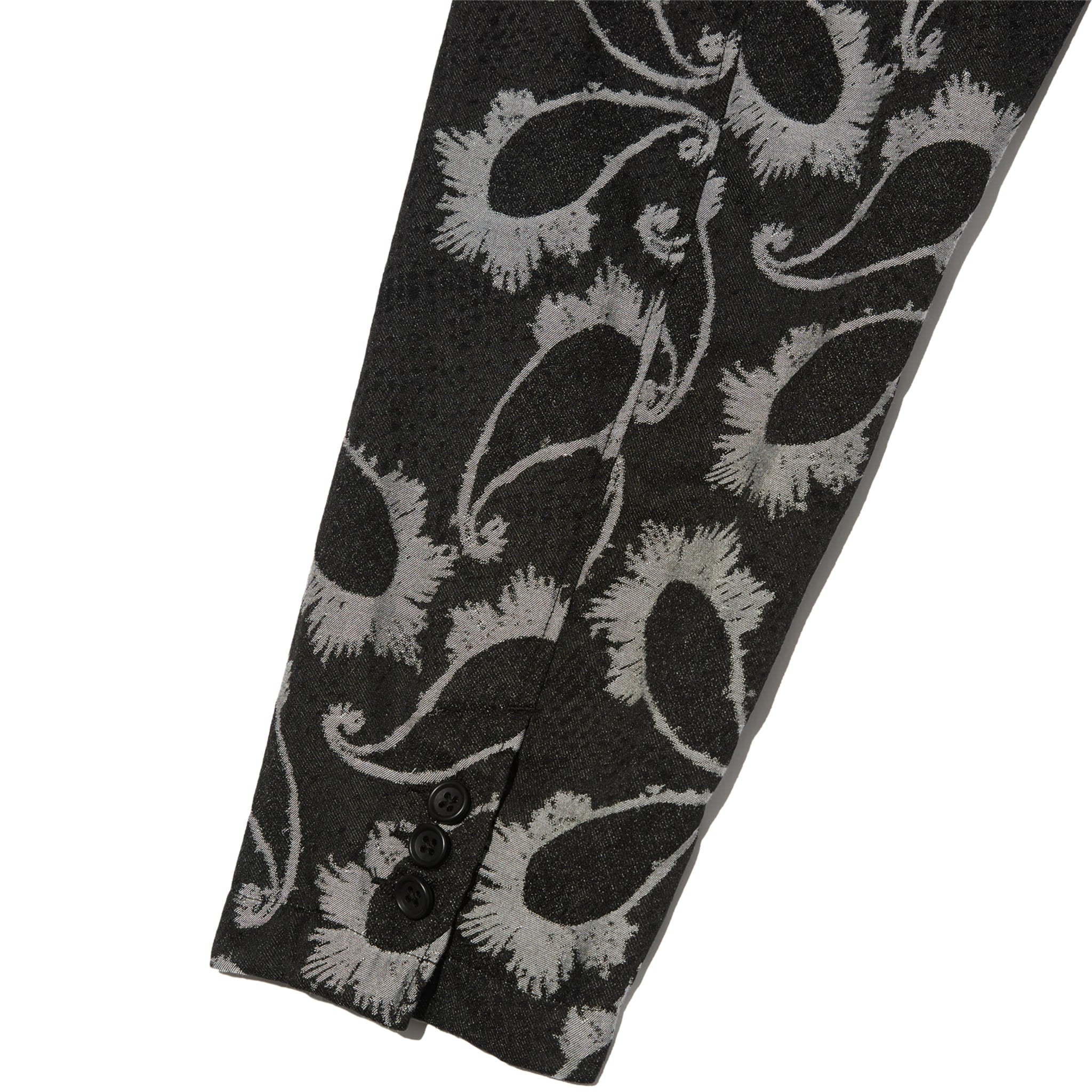 Loiter Jacket - Black/Grey CP Paisley Jacquard - Image 4