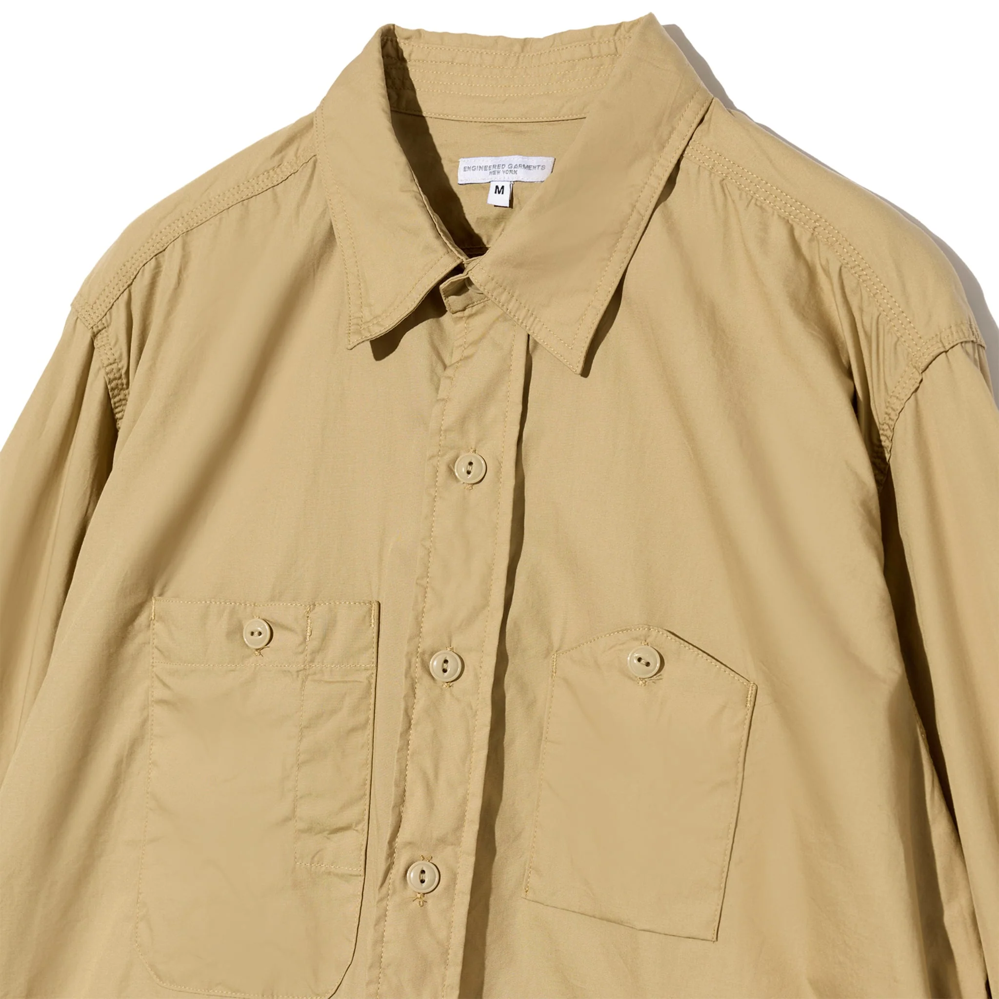Work Shirt - Tan Superfine Poplin - Image 3