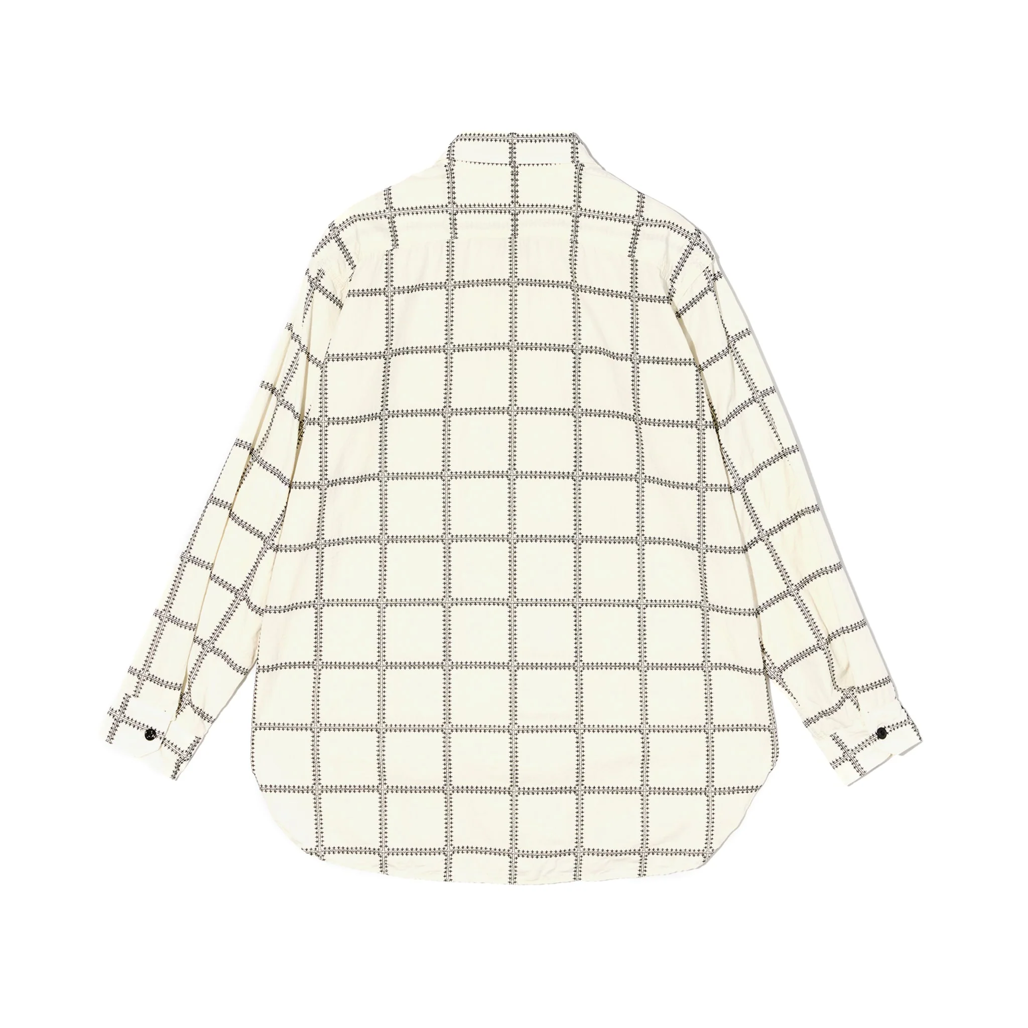 Work Shirt - White/Black CP Square Embroidery - Image 2