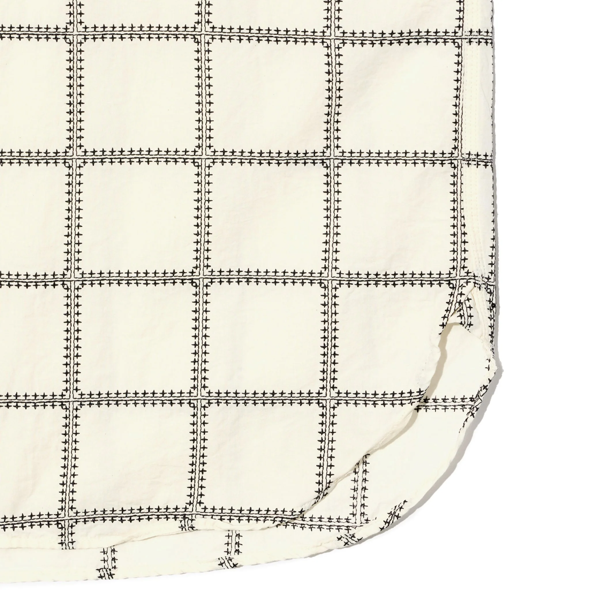 Work Shirt - White/Black CP Square Embroidery - Image 5