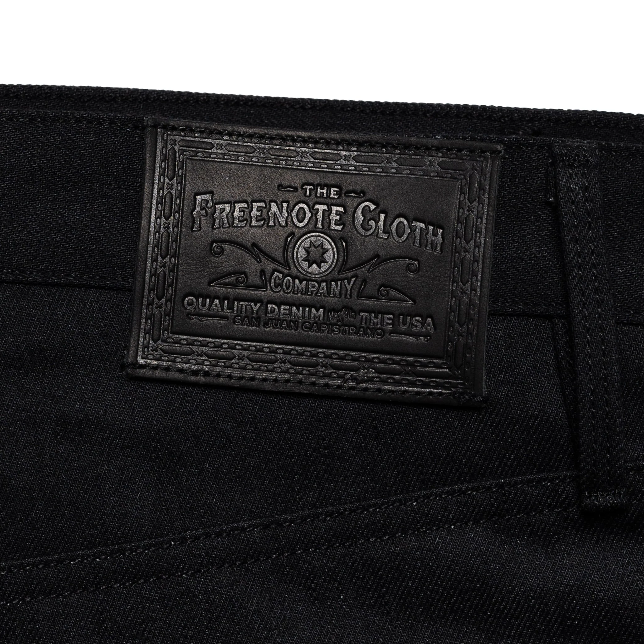 Modesto Straight 14.25 Ounce Black Grey Denim - Image 13