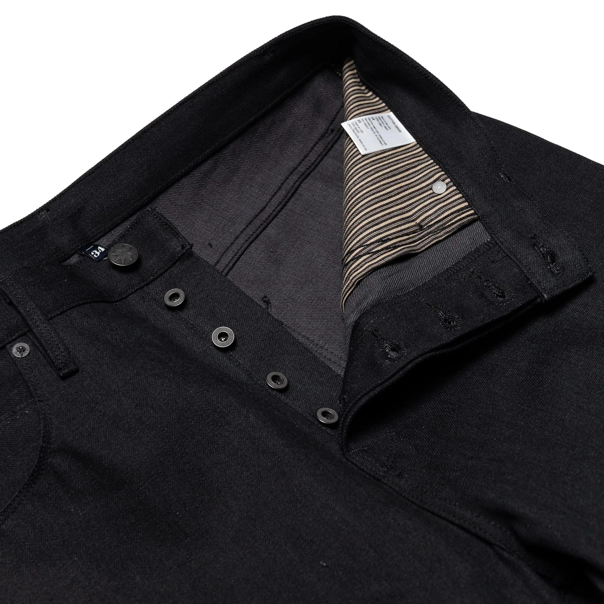 Modesto Straight 14.25 Ounce Black Grey Denim - Image 7
