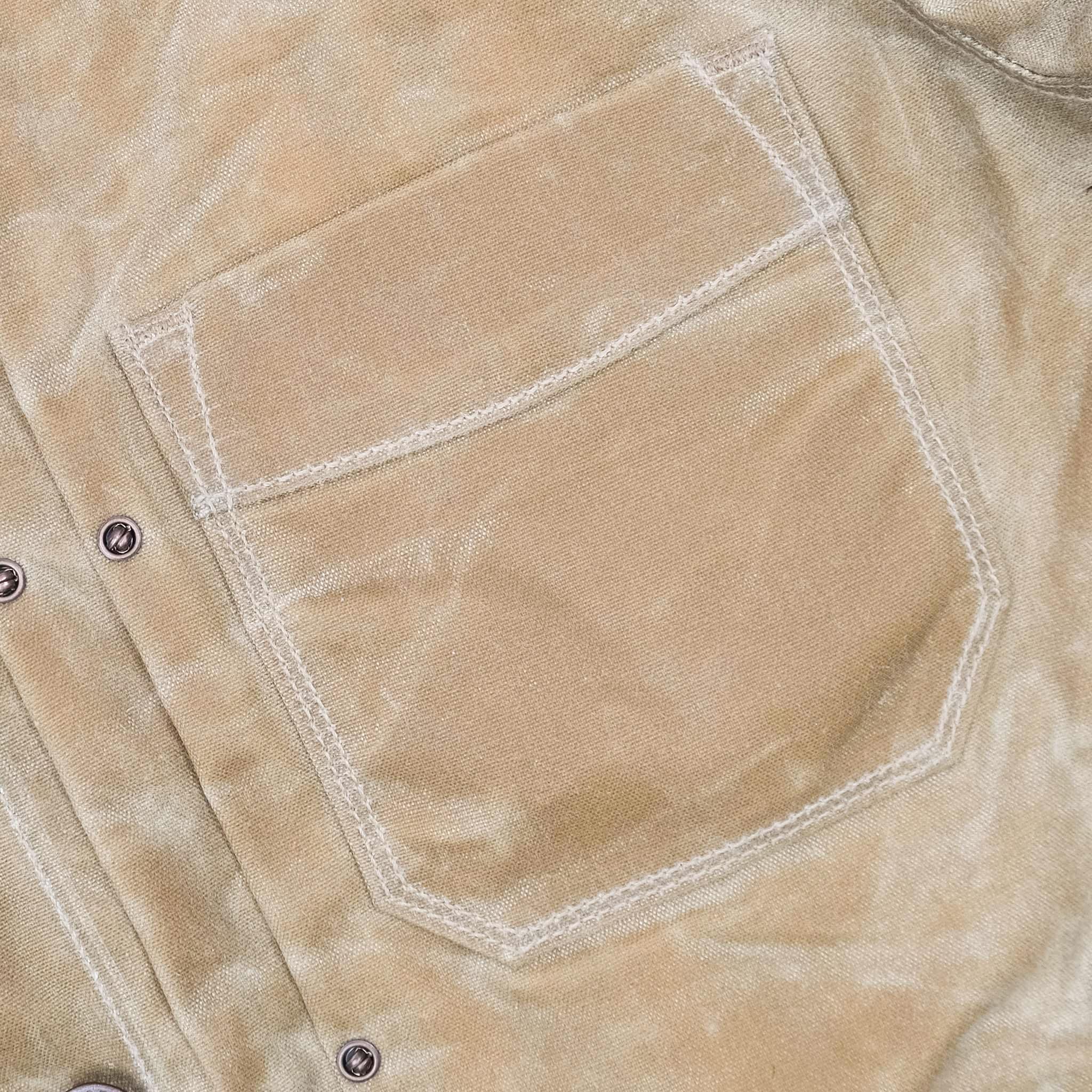 RJ-1 Riders Jacket Waxed Canvas - Tumbleweed (Red Lining) - Image 5