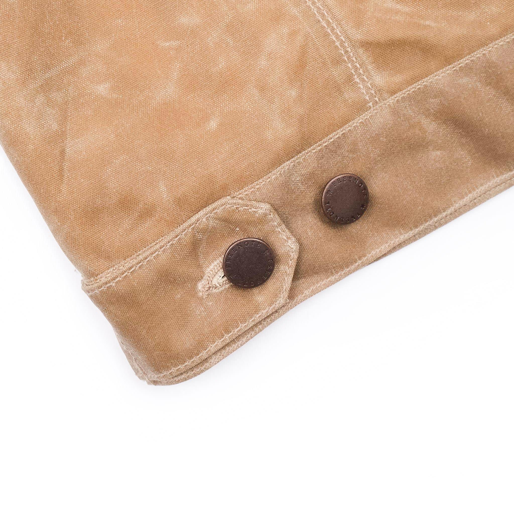 RJ-1 Riders Jacket Waxed Canvas - Tumbleweed (Red Lining) - Image 9