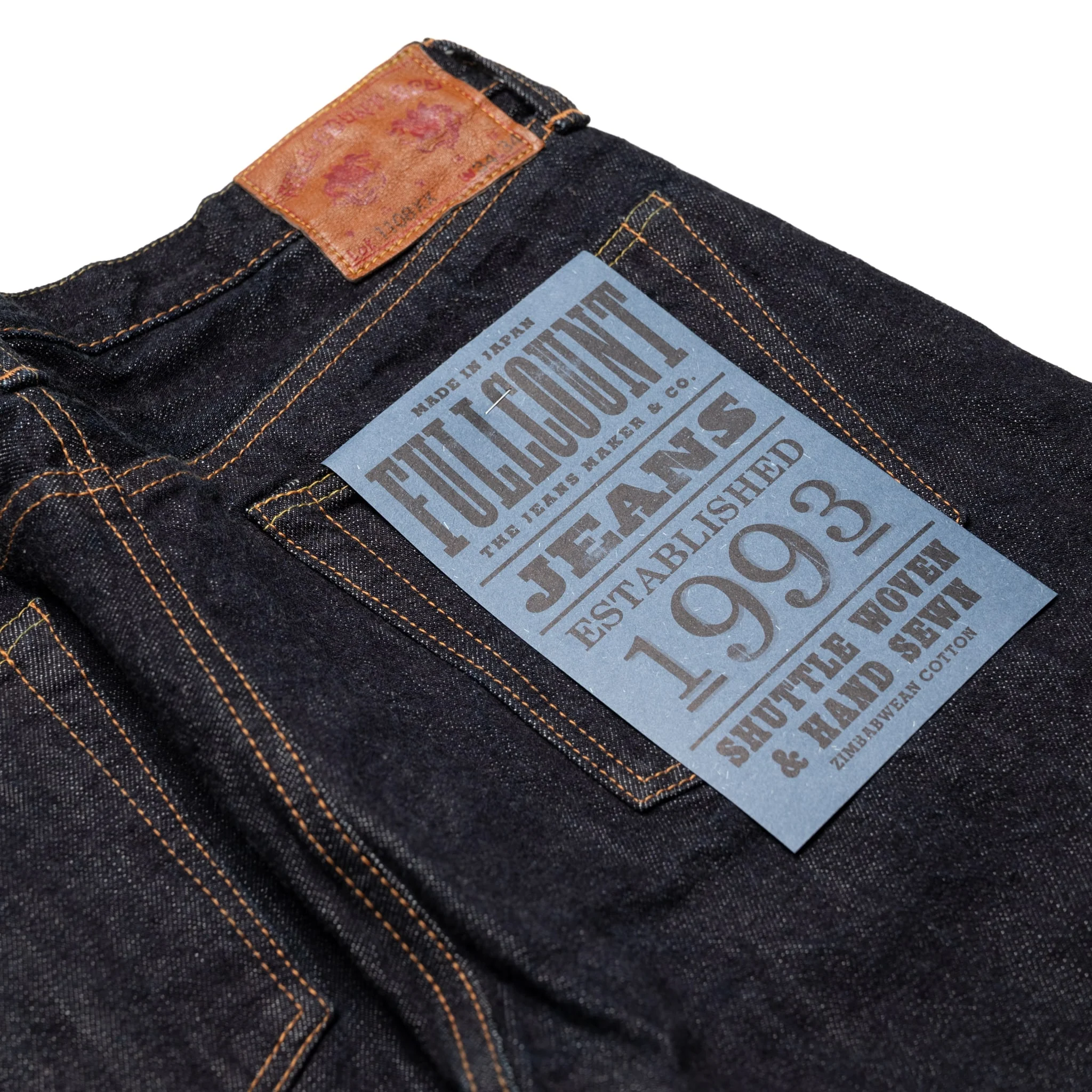 1108XXW Slim Straight Heavy 15.5oz Selvedge Denim - Image 8
