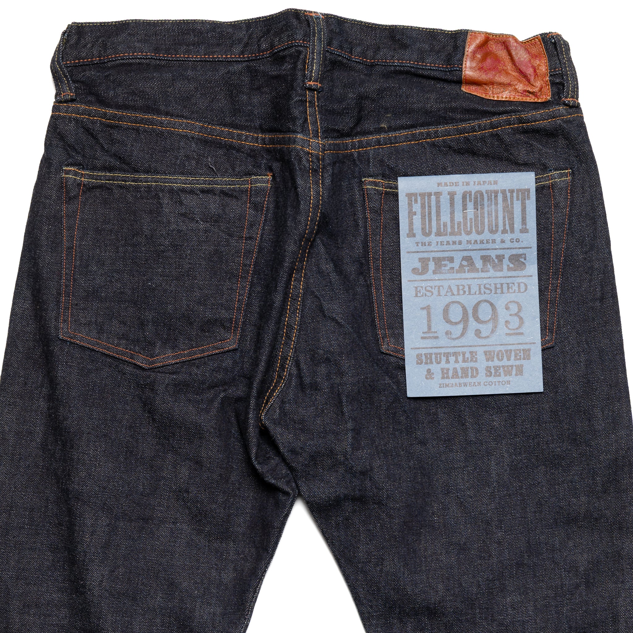 1109XXW Slim Heavy 15.5oz Selvedge Denim - Image 7