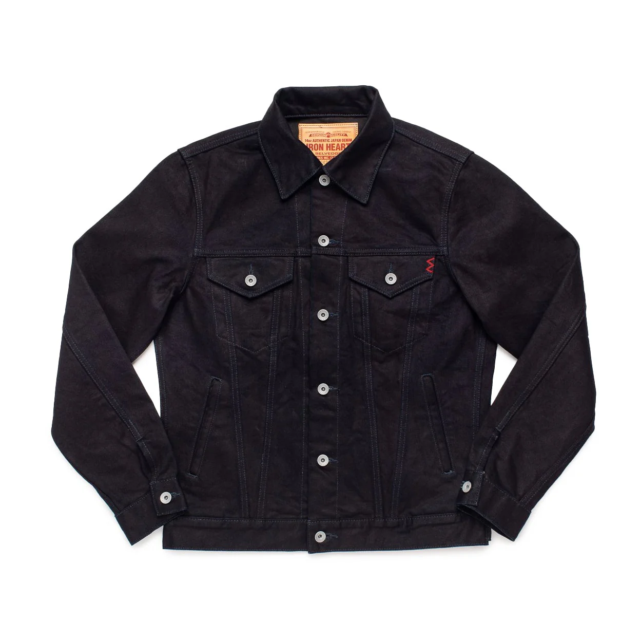 IH-526J-142ib - 14oz Selvedge Denim Modified Type III - Indigo/Black