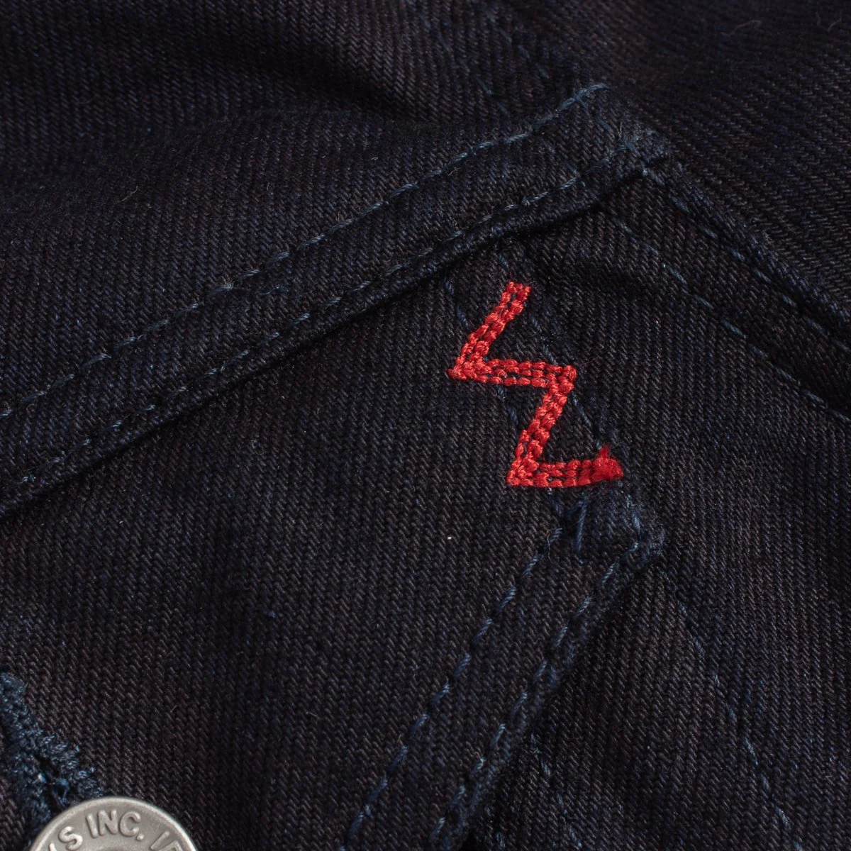 IH-526J-142ib - 14oz Selvedge Denim Modified Type III - Indigo/Black - Image 4