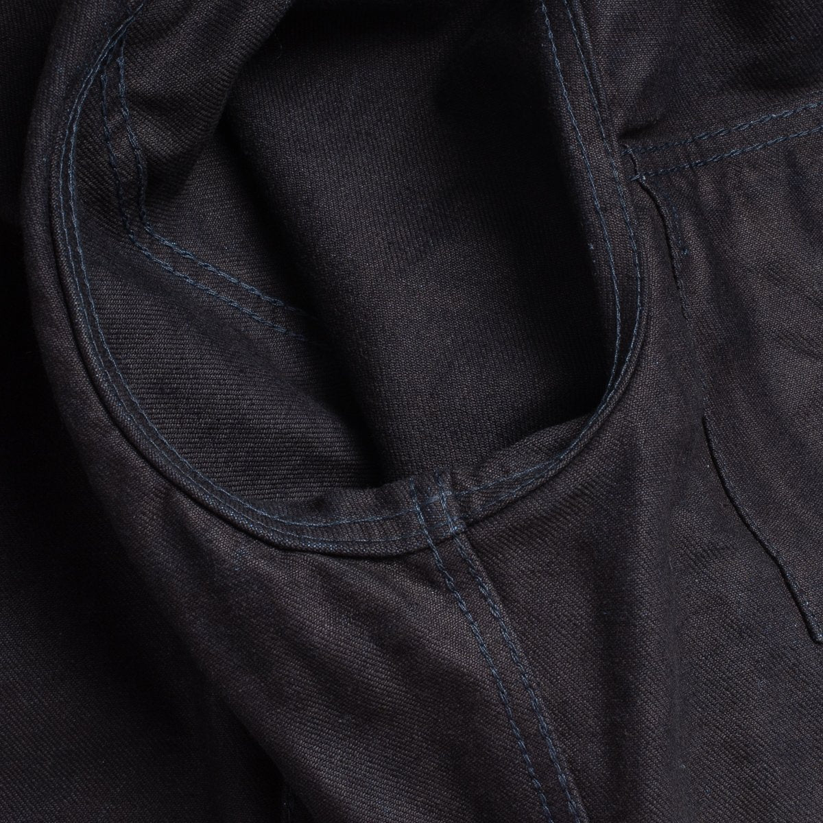 IH-526J-142ib - 14oz Selvedge Denim Modified Type III - Indigo/Black - Image 7