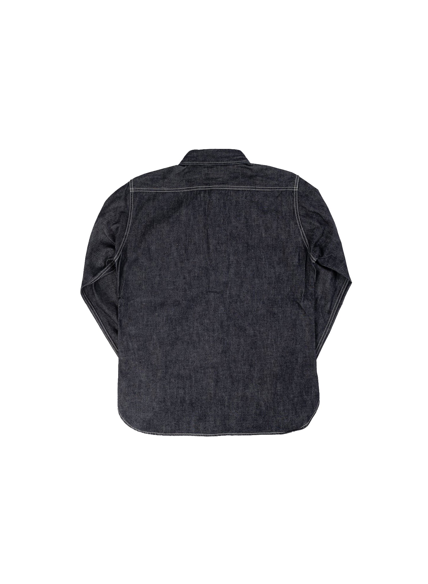 IHSH-322-IND - 10oz Selvedge Denim Work Shirt - Indigo - Image 2