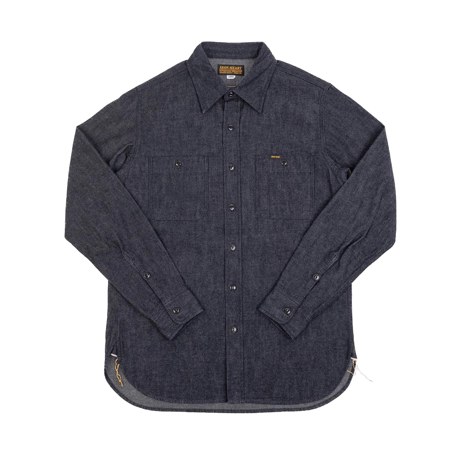 IHSH-351-IND - 10oz Selvedge Denim Work Shirt - Indigo