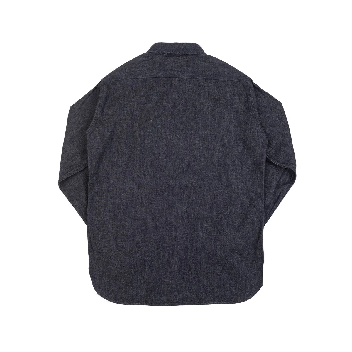 IHSH-351-IND - 10oz Selvedge Denim Work Shirt - Indigo - Image 2
