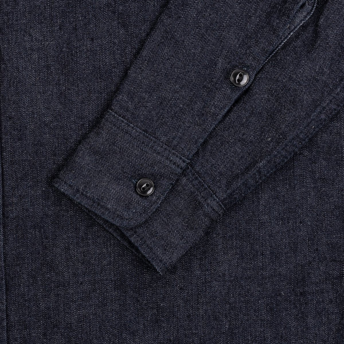 IHSH-351-IND - 10oz Selvedge Denim Work Shirt - Indigo - Image 5