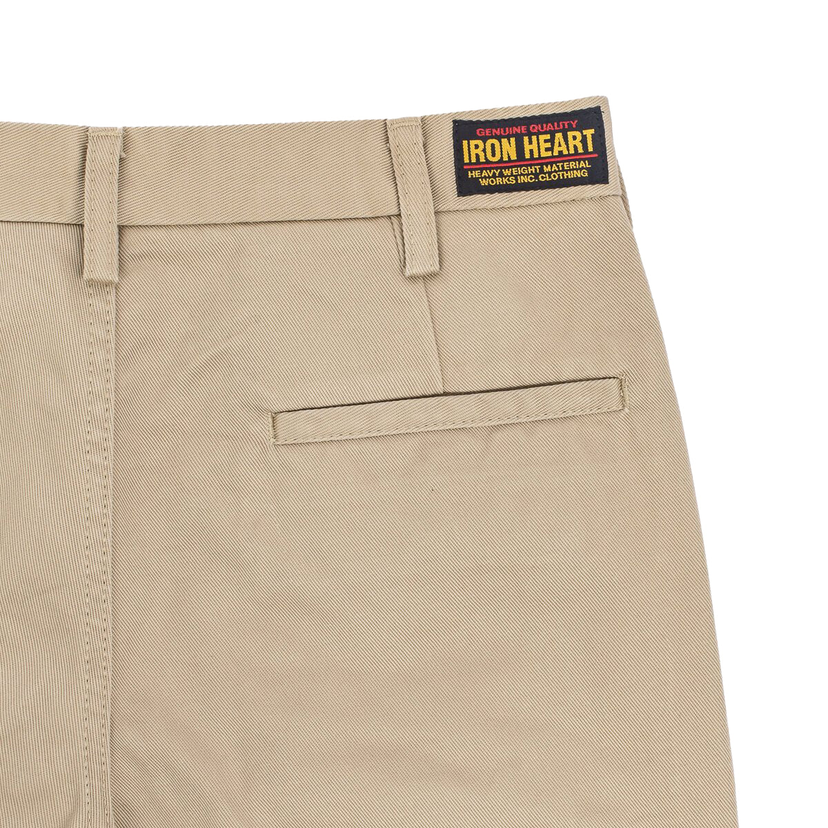 IH-730-KHA 12oz Heavy Cotton Regular Fit Chinos - Khaki - Image 5