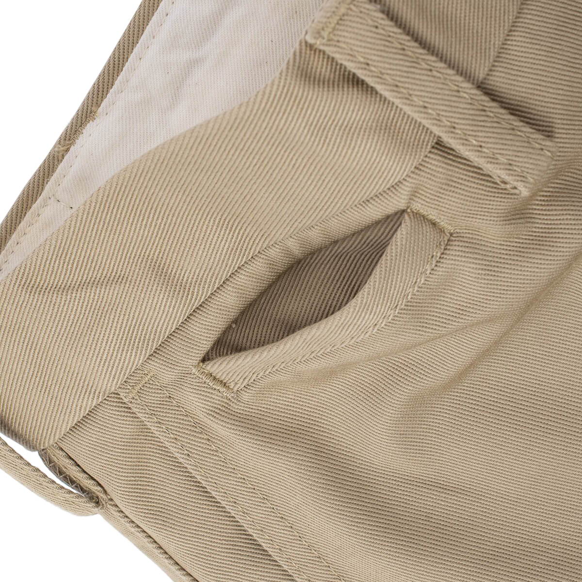 IH-730-KHA 12oz Heavy Cotton Regular Fit Chinos - Khaki - Image 7