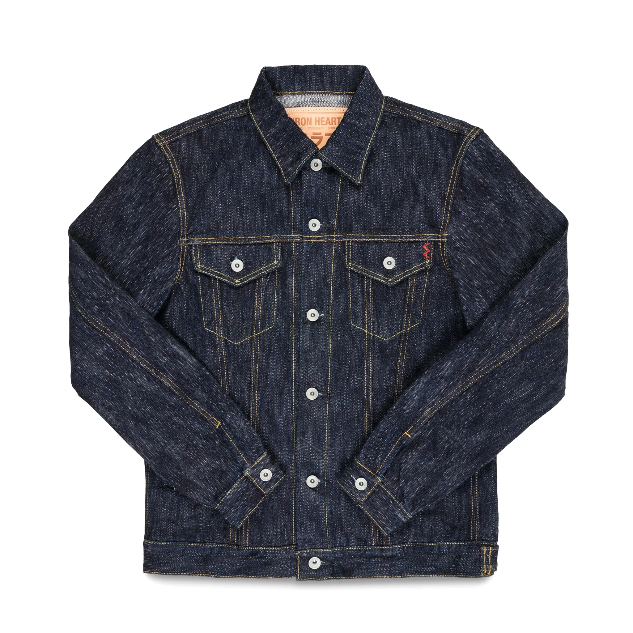 IH-526J-SLB - 16oz Slubby Selvedge Denim Type III Jacket - Indigo