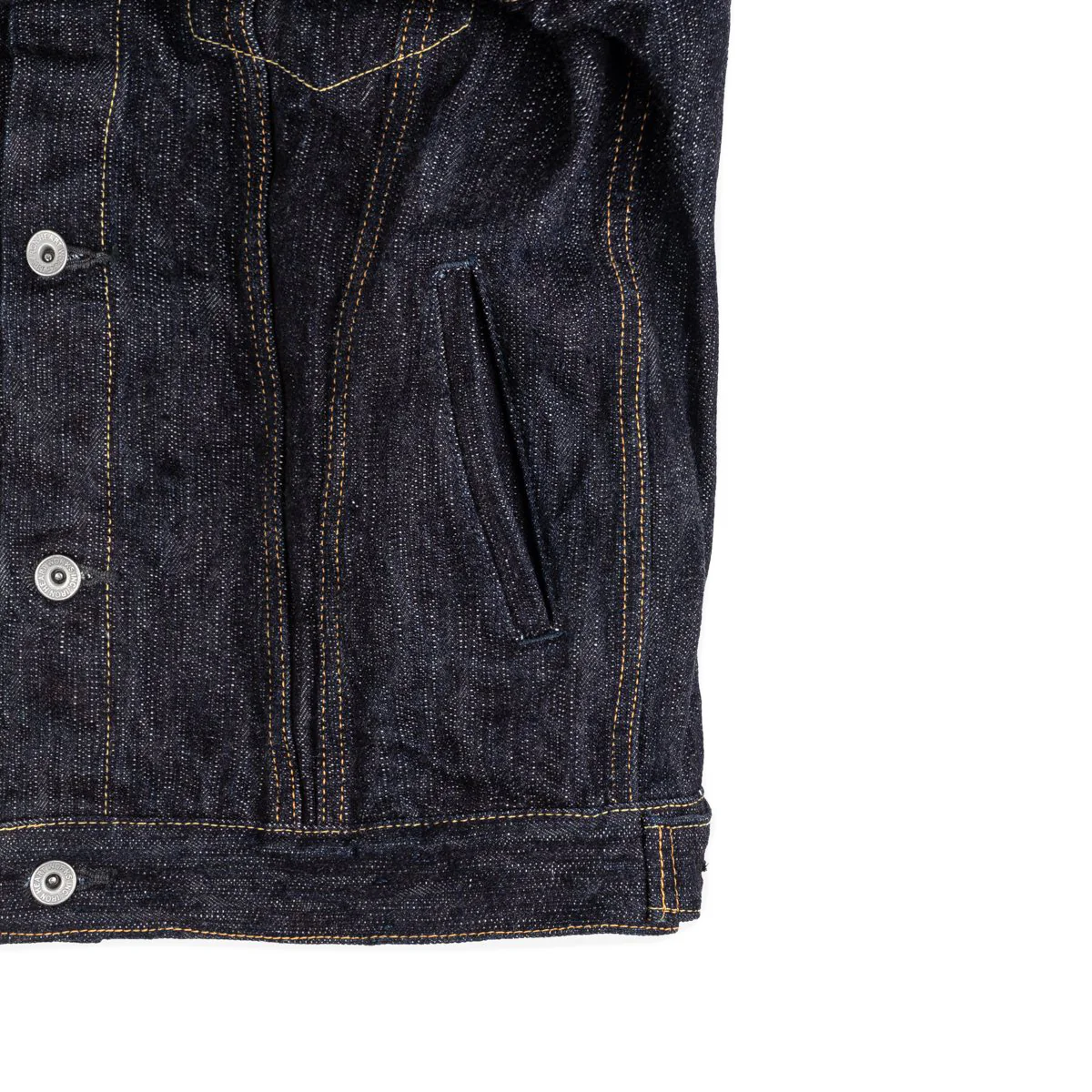 IH-526J-SLB - 16oz Slubby Selvedge Denim Type III Jacket - Indigo - Image 6