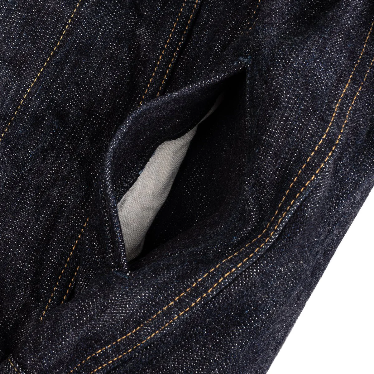 IH-526J-SLB - 16oz Slubby Selvedge Denim Type III Jacket - Indigo - Image 7