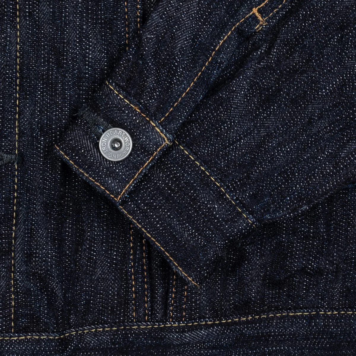 IH-526J-SLB - 16oz Slubby Selvedge Denim Type III Jacket - Indigo - Image 9