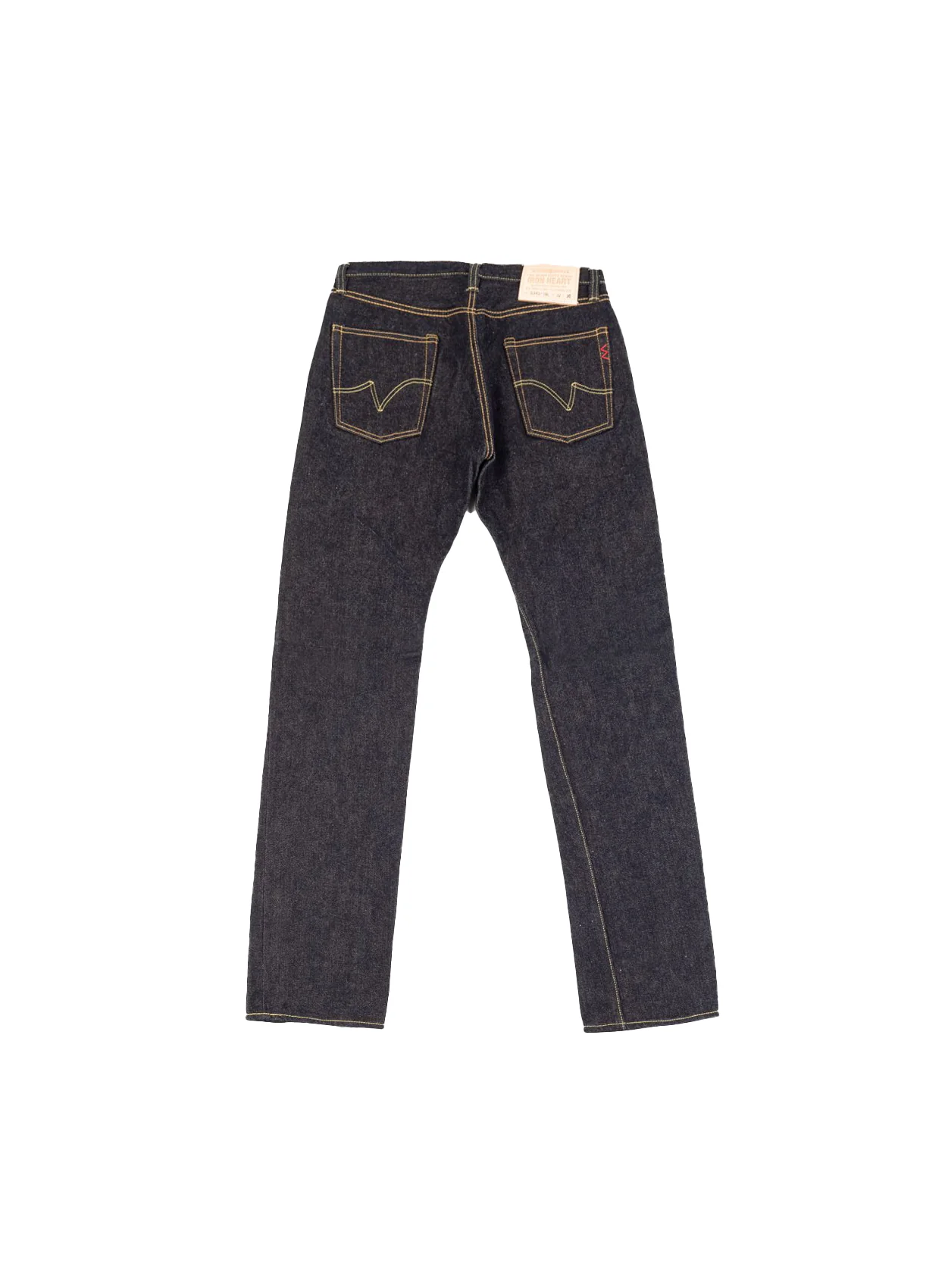 IH-634S-19L 19oz Left Hand Twill Selvedge Denim Straight Cut Jeans - Indigo - Image 3