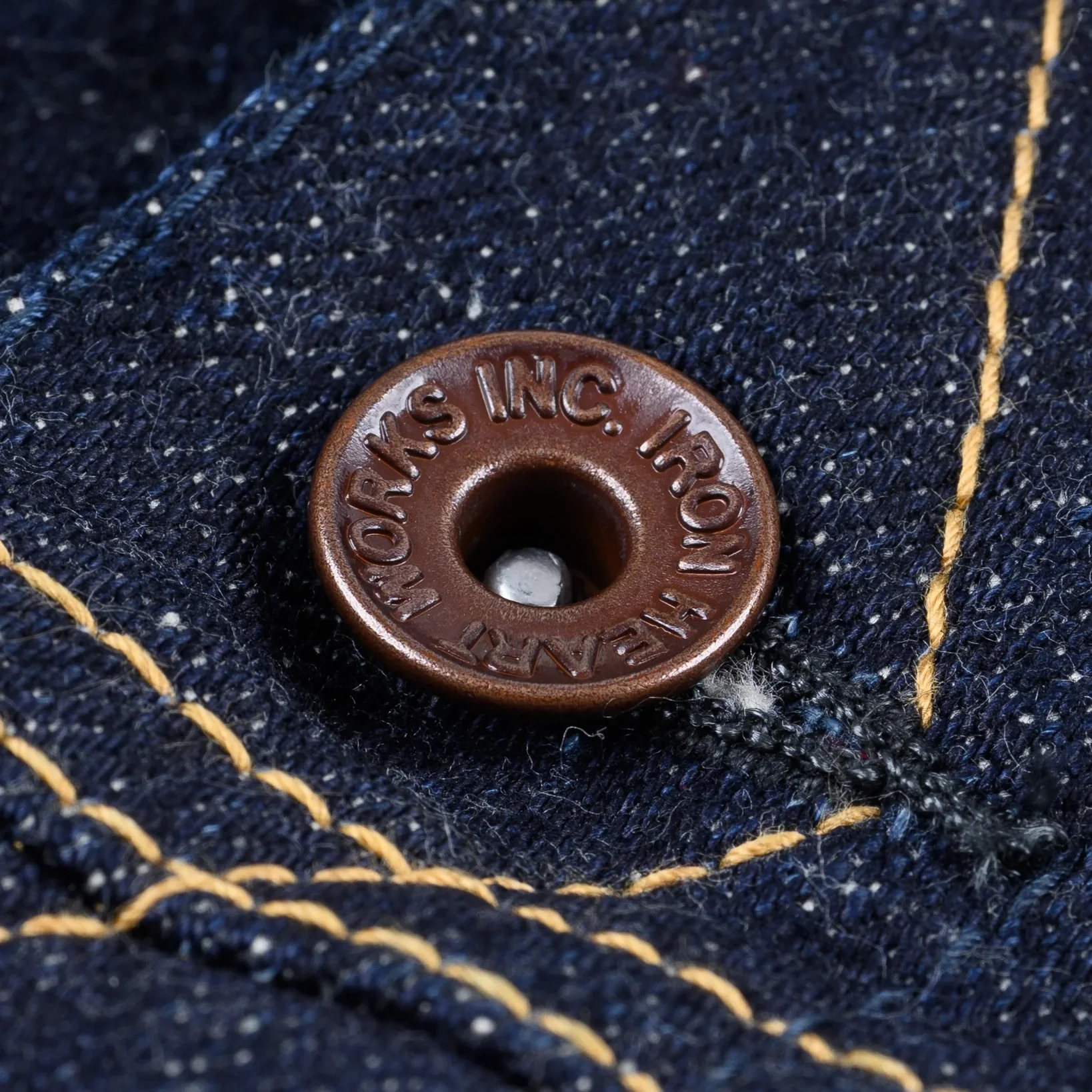 IH-101J-SR 18oz Selvedge Denim Storm Rider Jacket - Indigo - Image 10