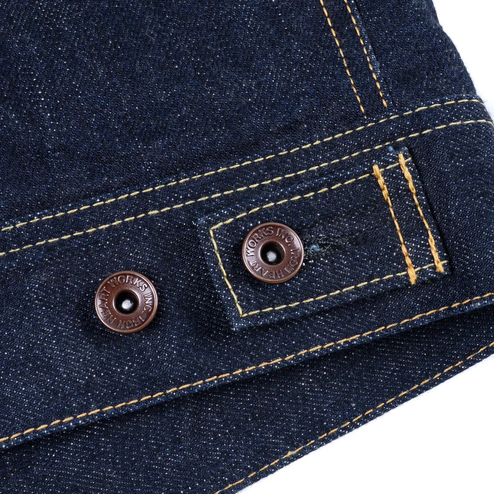 IH-101J-SR 18oz Selvedge Denim Storm Rider Jacket - Indigo - Image 13
