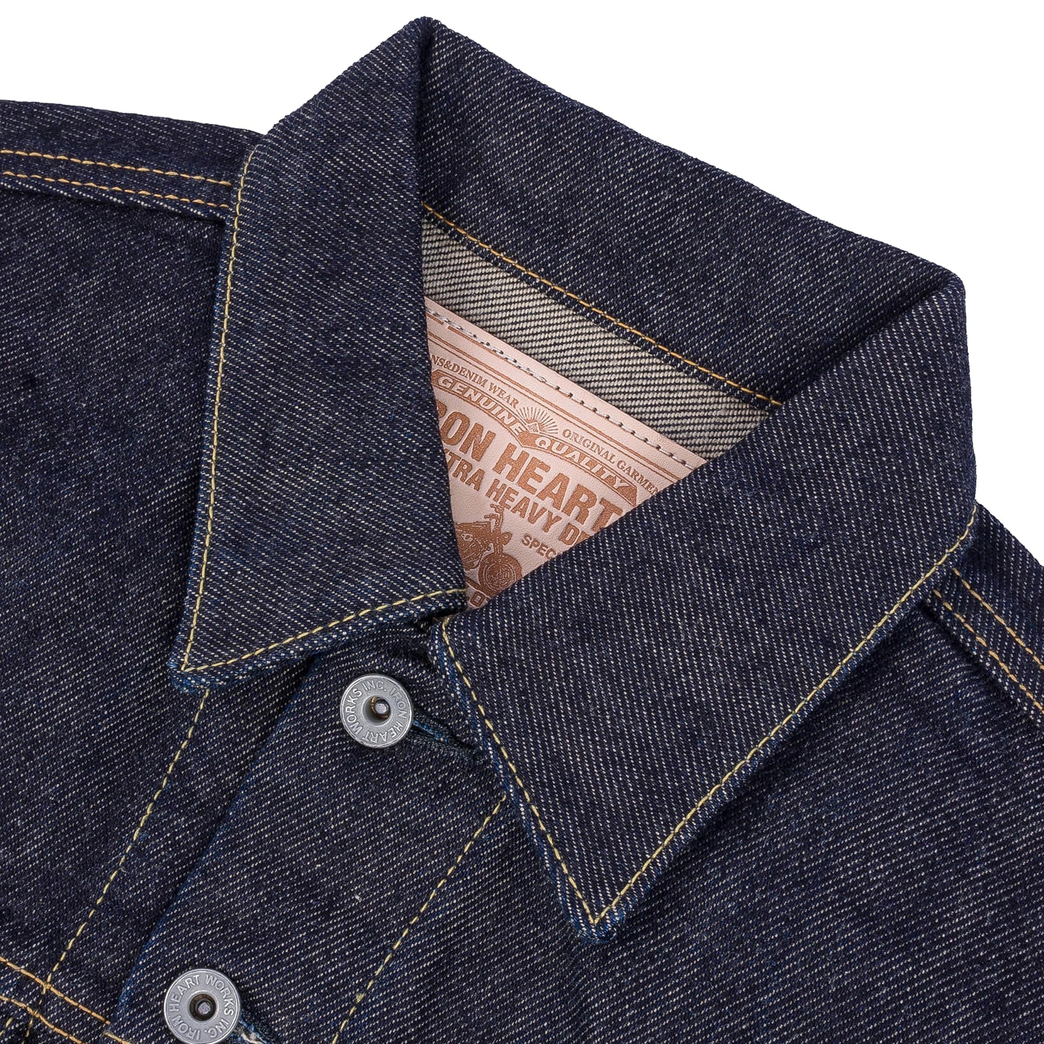 IH-526PJ 21oz Selvedge Denim Modified Type III Jacket - Indigo - Image 3