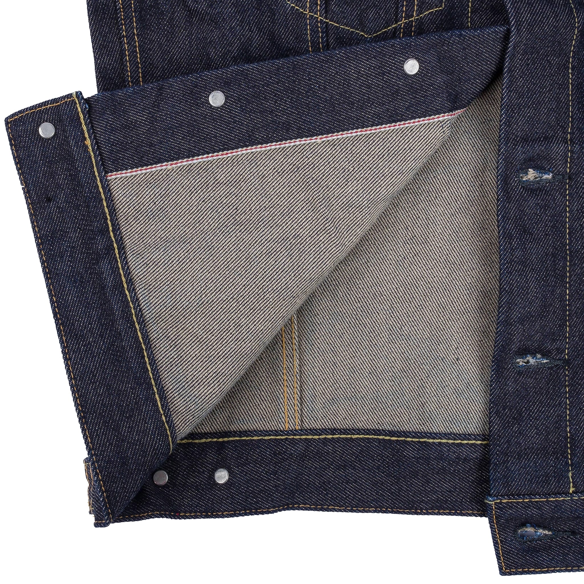 IH-526PJ 21oz Selvedge Denim Modified Type III Jacket - Indigo - Image 6