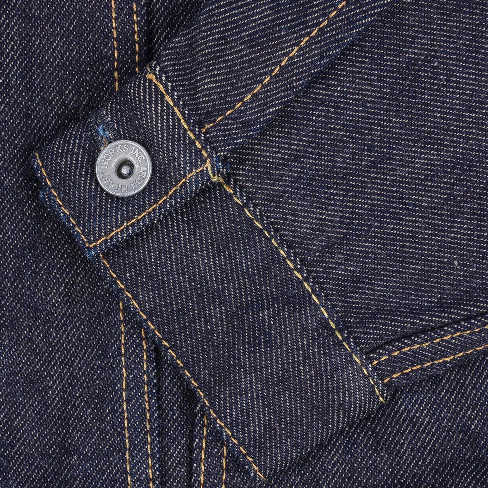 IH-526PJ 21oz Selvedge Denim Modified Type III Jacket - Indigo - Image 9