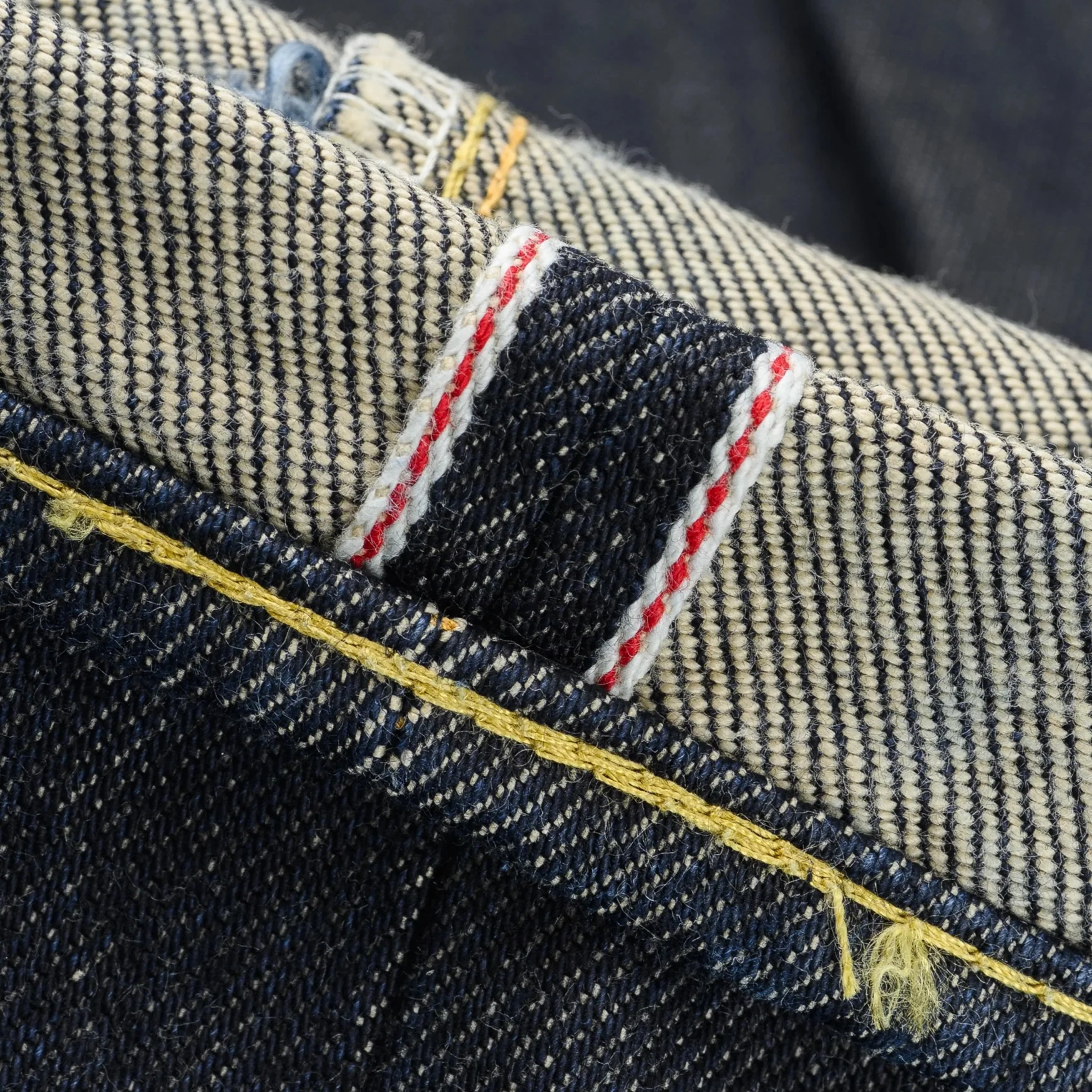 IH-555S-21 21oz Selvedge Denim Slim Cut Jeans - Indigo - Image 14