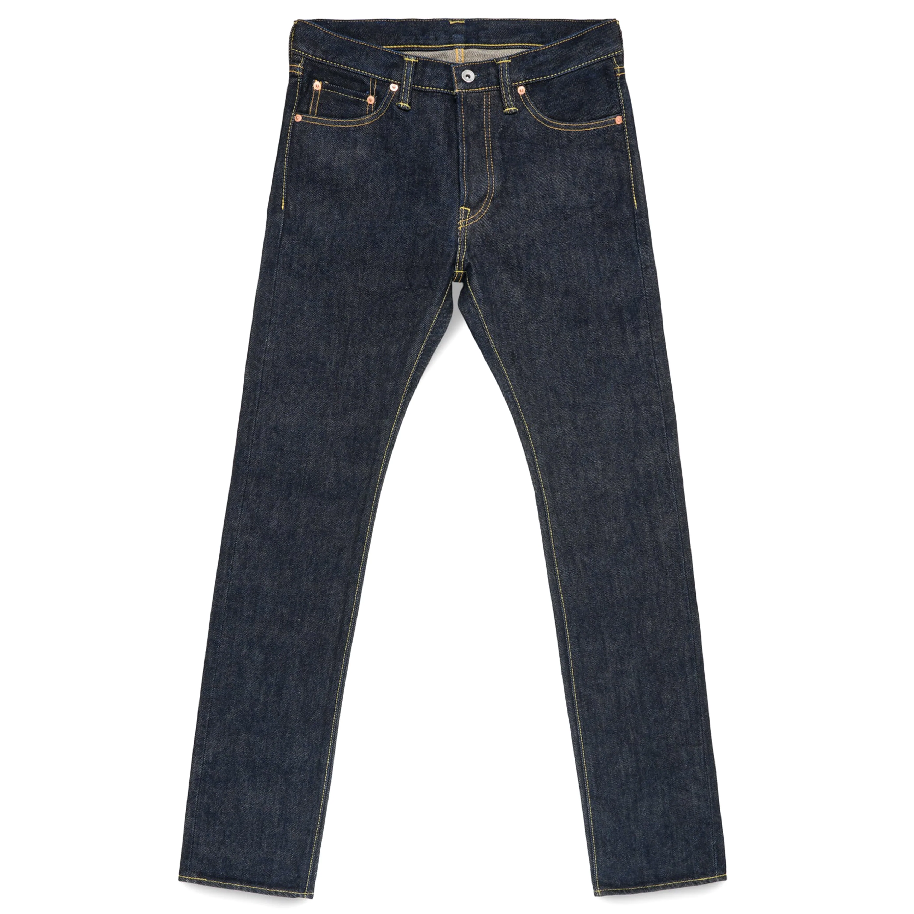 IH-555S-21 21oz Selvedge Denim Slim Cut Jeans - Indigo - Image 2