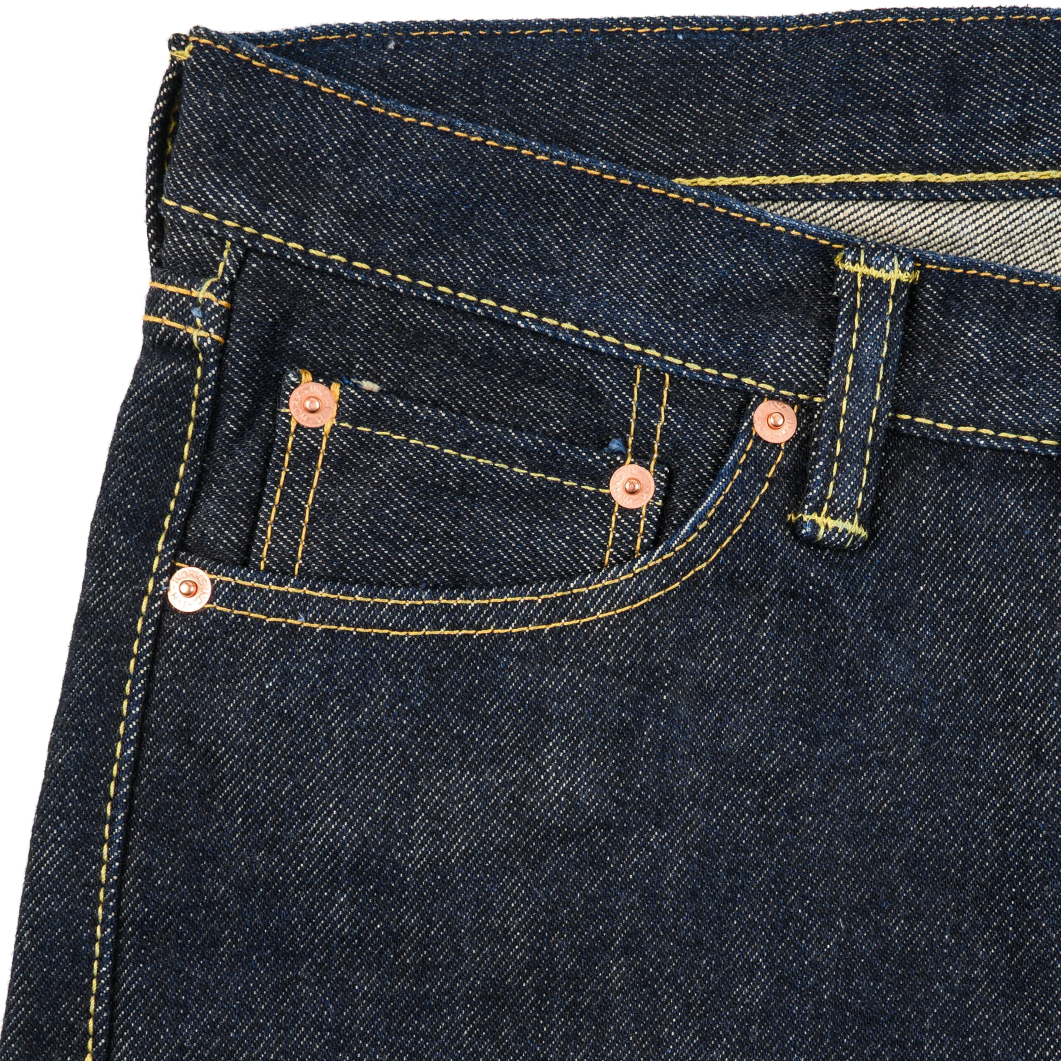 IH-555S-21 21oz Selvedge Denim Slim Cut Jeans - Indigo - Image 5