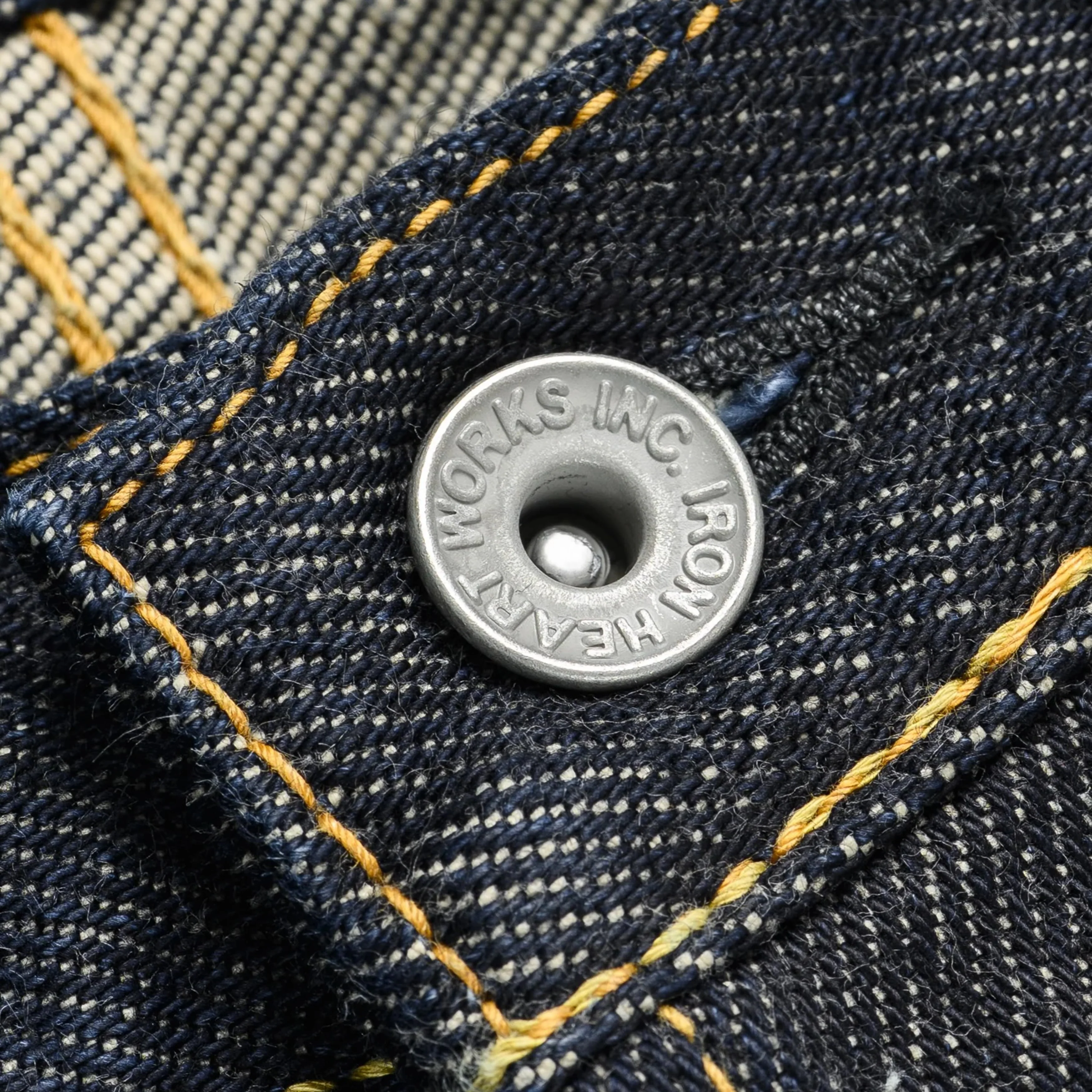 IH-555S-21 21oz Selvedge Denim Slim Cut Jeans - Indigo - Image 8