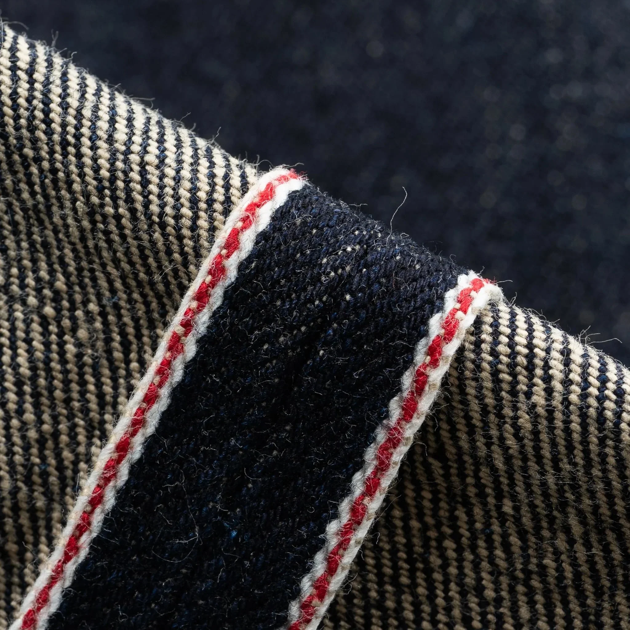 IH-634N 17oz Selvedge Denim Straight Cut Jeans - Natural Indigo - Image 14