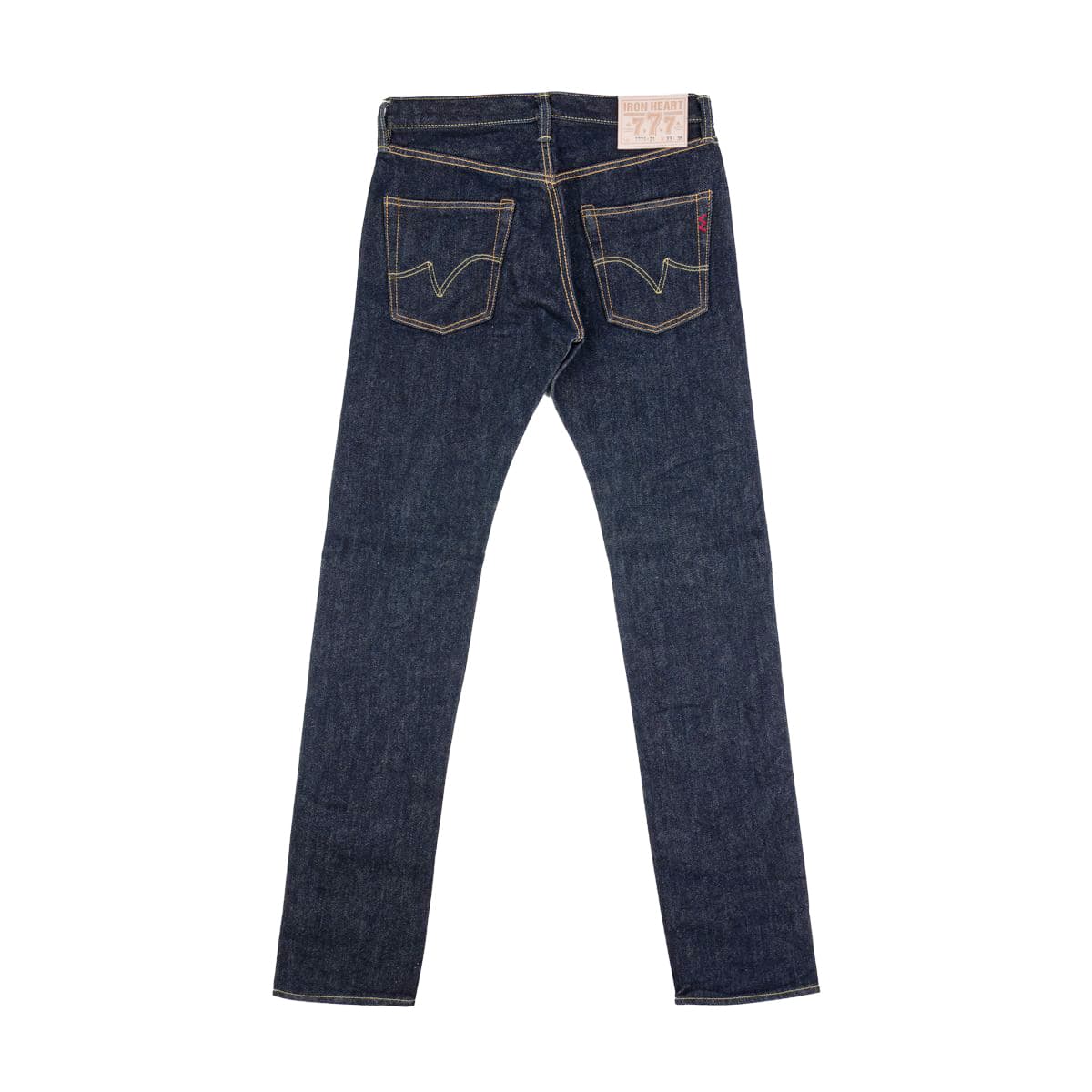 IH-777S 21oz Selvedge Denim Slim Tapered Cut Jeans - Indigo - Image 3