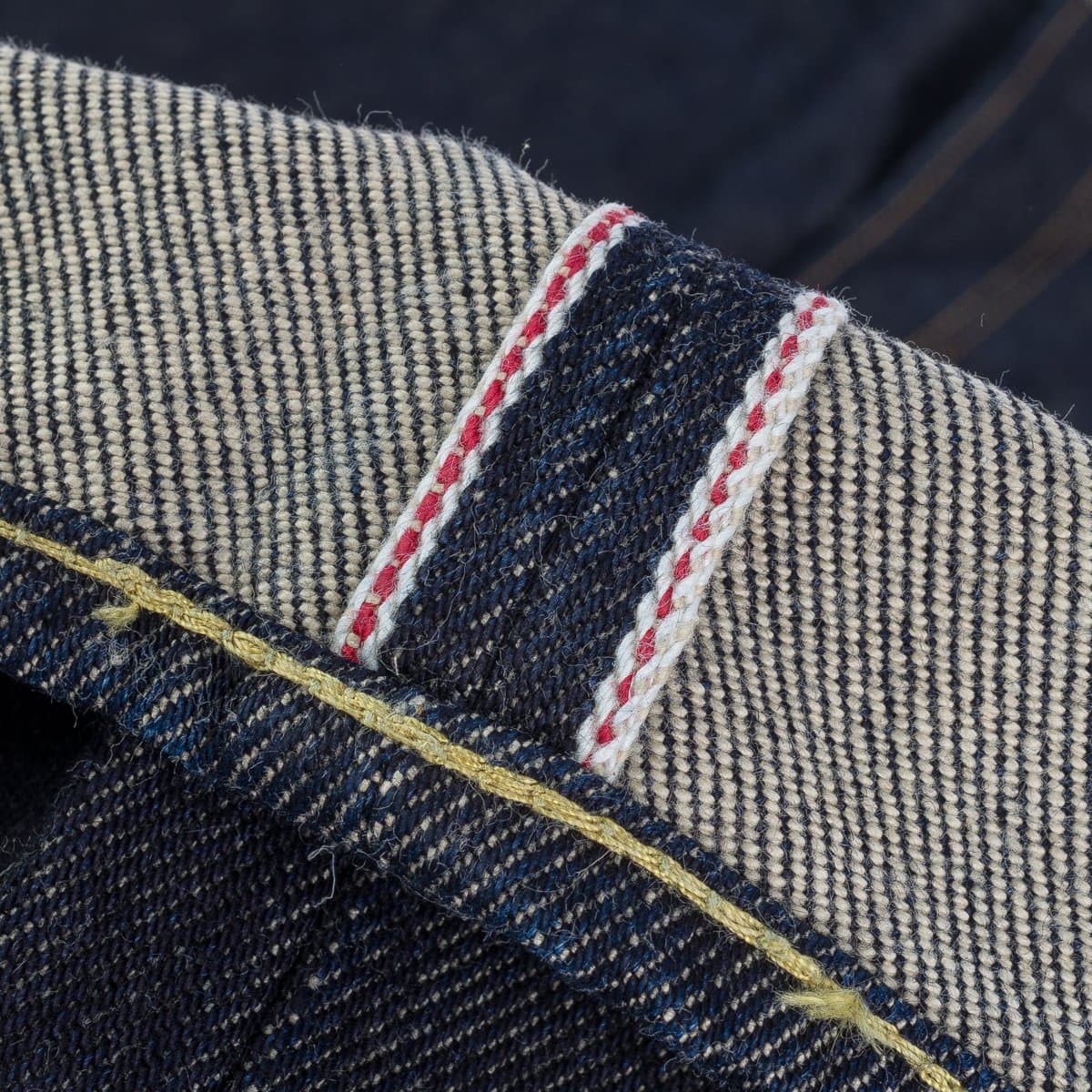 IH-777S 21oz Selvedge Denim Slim Tapered Cut Jeans - Indigo - Image 6