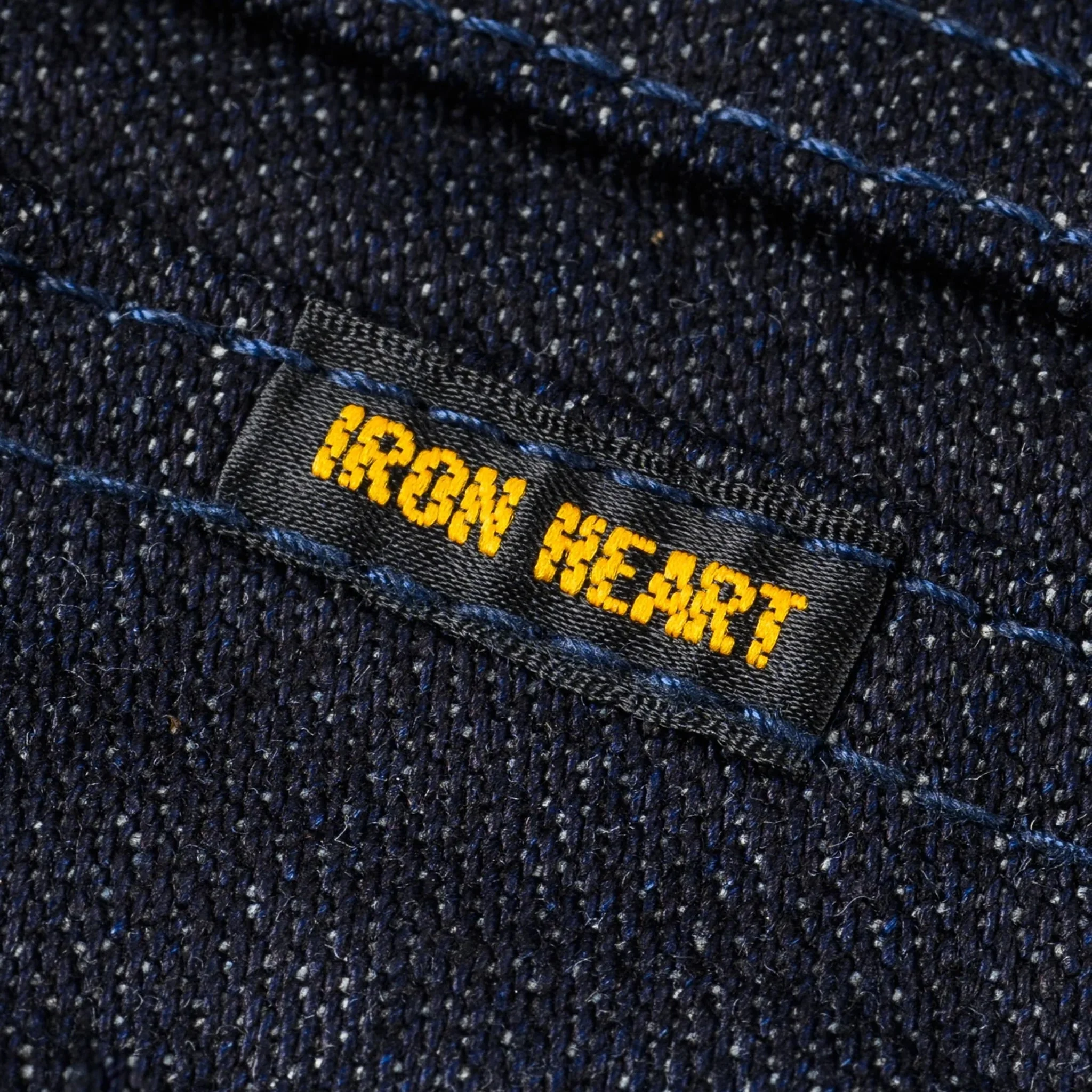 IHJ-122-IND 14oz Broken Twill Selvedge Denim Work Jacket - Indigo - Image 10